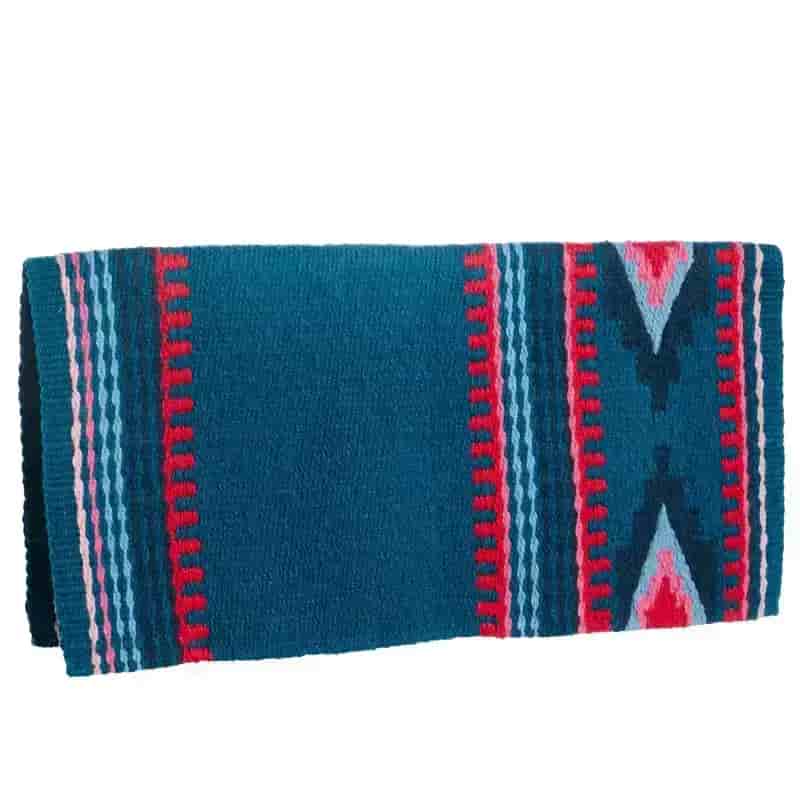 Mayatex Risen New Zealand Wool Saddle Blanket — 36" x 34" | Classic Southwestern Design