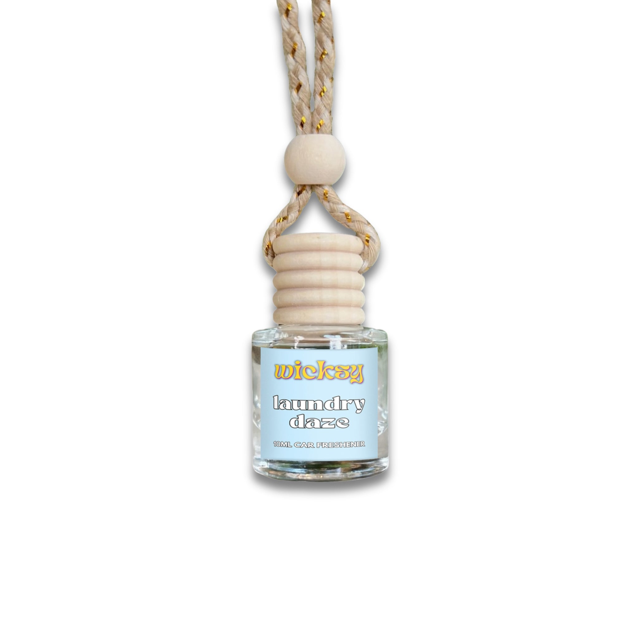 Wicksy 10ml Car Freshener | 60+ Scents | Refillable, Plant-Based, 3–4 Week Fragrance