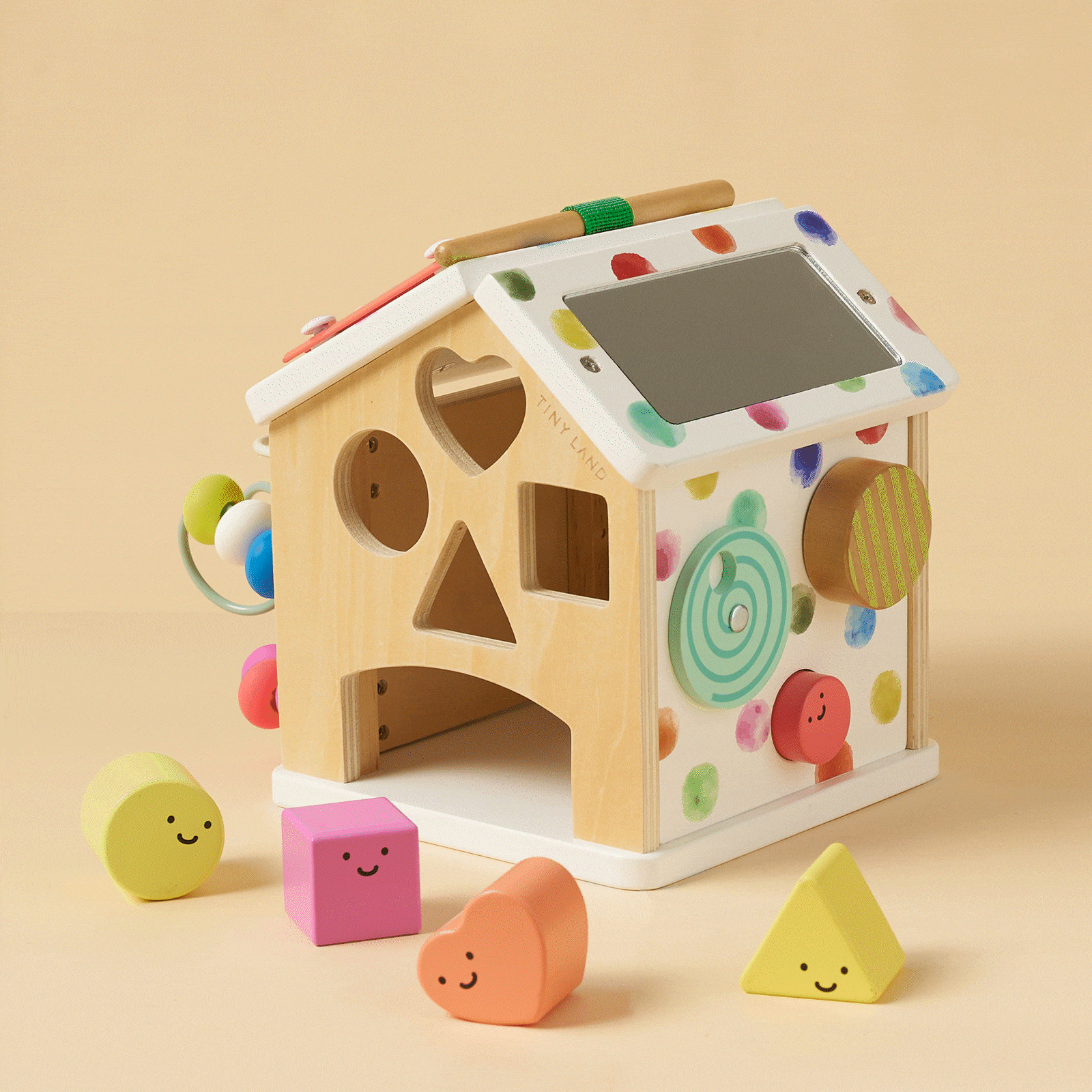 Montessori Activity Cube for Babies & Toddlers – 6-Sided Sensory Learning Toy