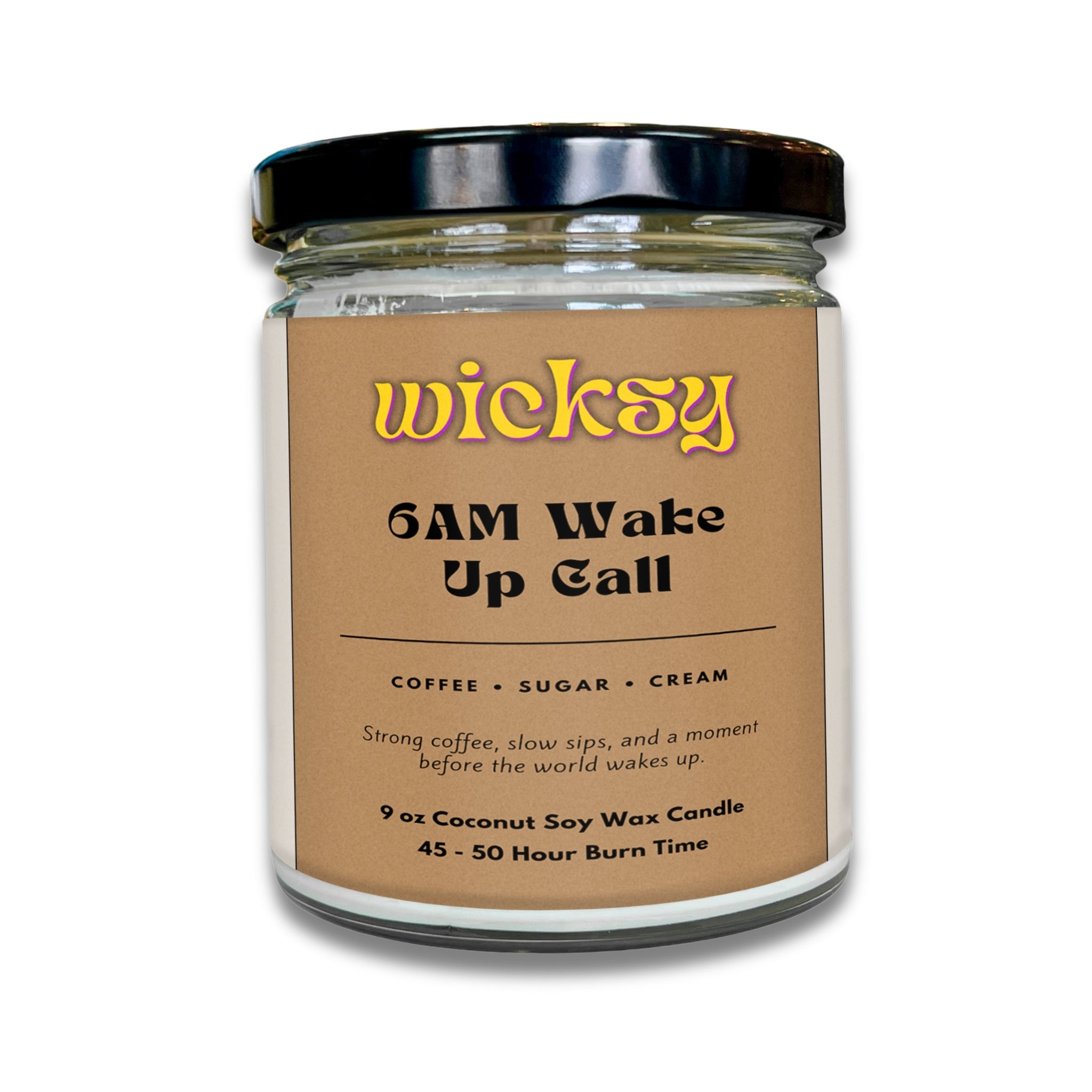 Wicksy 9oz Single Wick Candle | Spotify Playlist + Wildflower Seed Kit Included