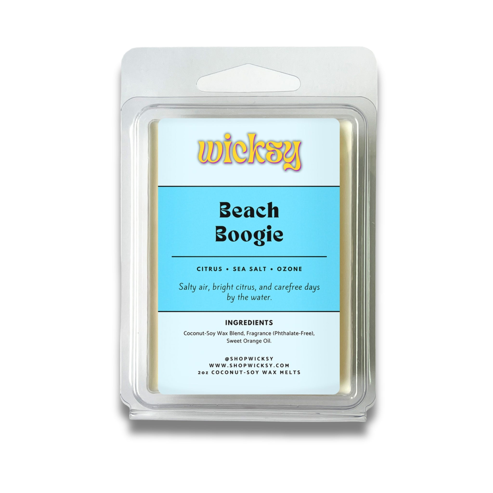 Wicksy 2oz Wax Melts | 60+ Scents | Flame-Free Coconut-Soy, Clean Fragrance