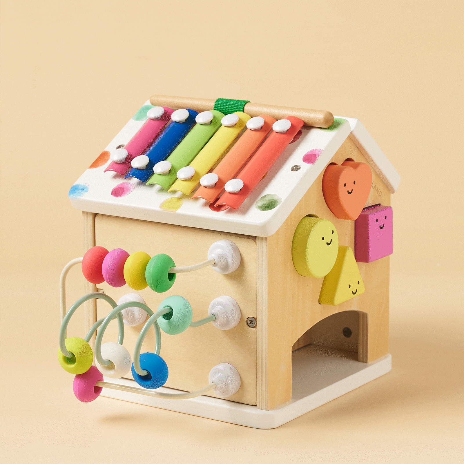 Montessori Activity Cube for Babies & Toddlers – 6-Sided Sensory Learning Toy