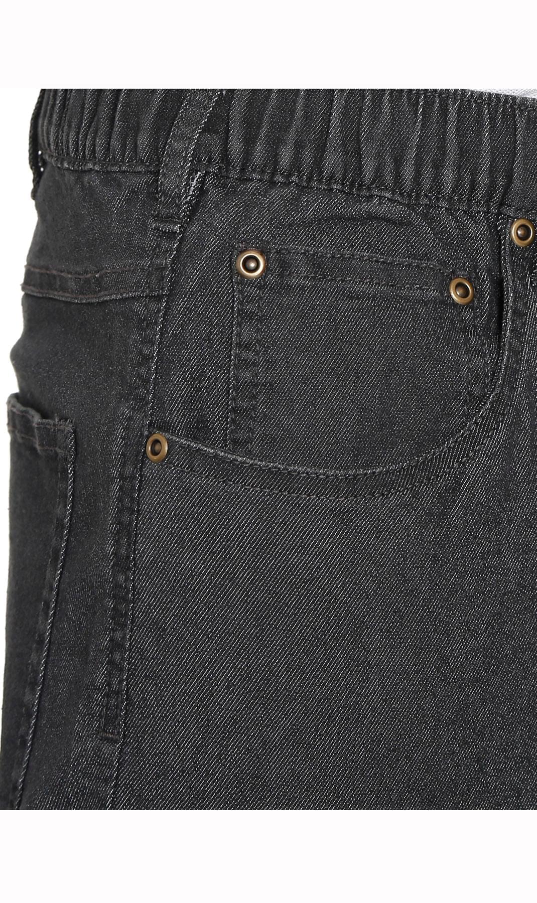 Men’s Pull-On Denim Pants – Elastic Waist, Lightweight | Spring & Summer