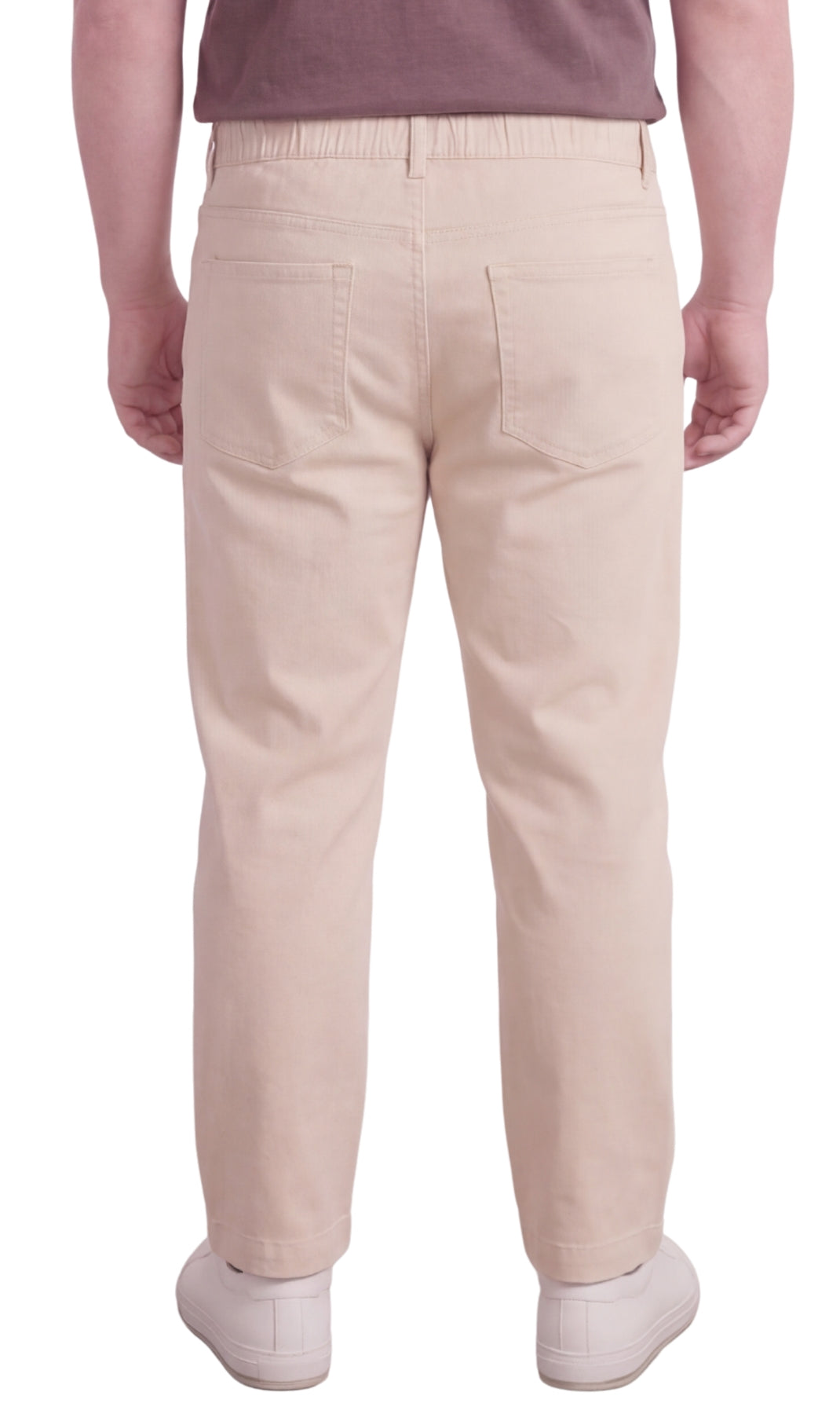 Men’s Pull-On Denim Pants – Elastic Waist, Lightweight | Spring & Summer
