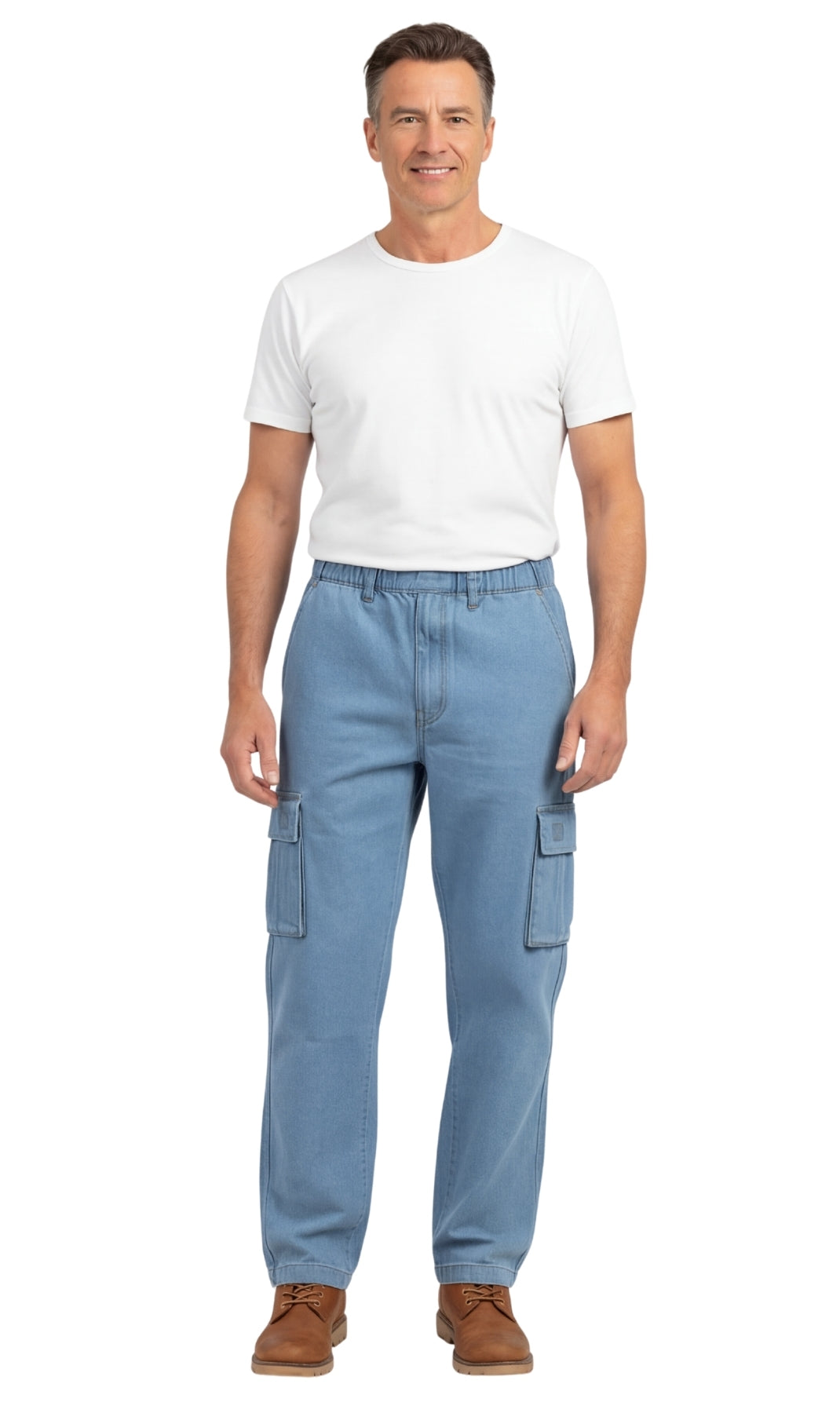 Herren-Schlupf-Cargohose – Relaxed Fit mit doppelten Cargotaschen | Street-Ready Style