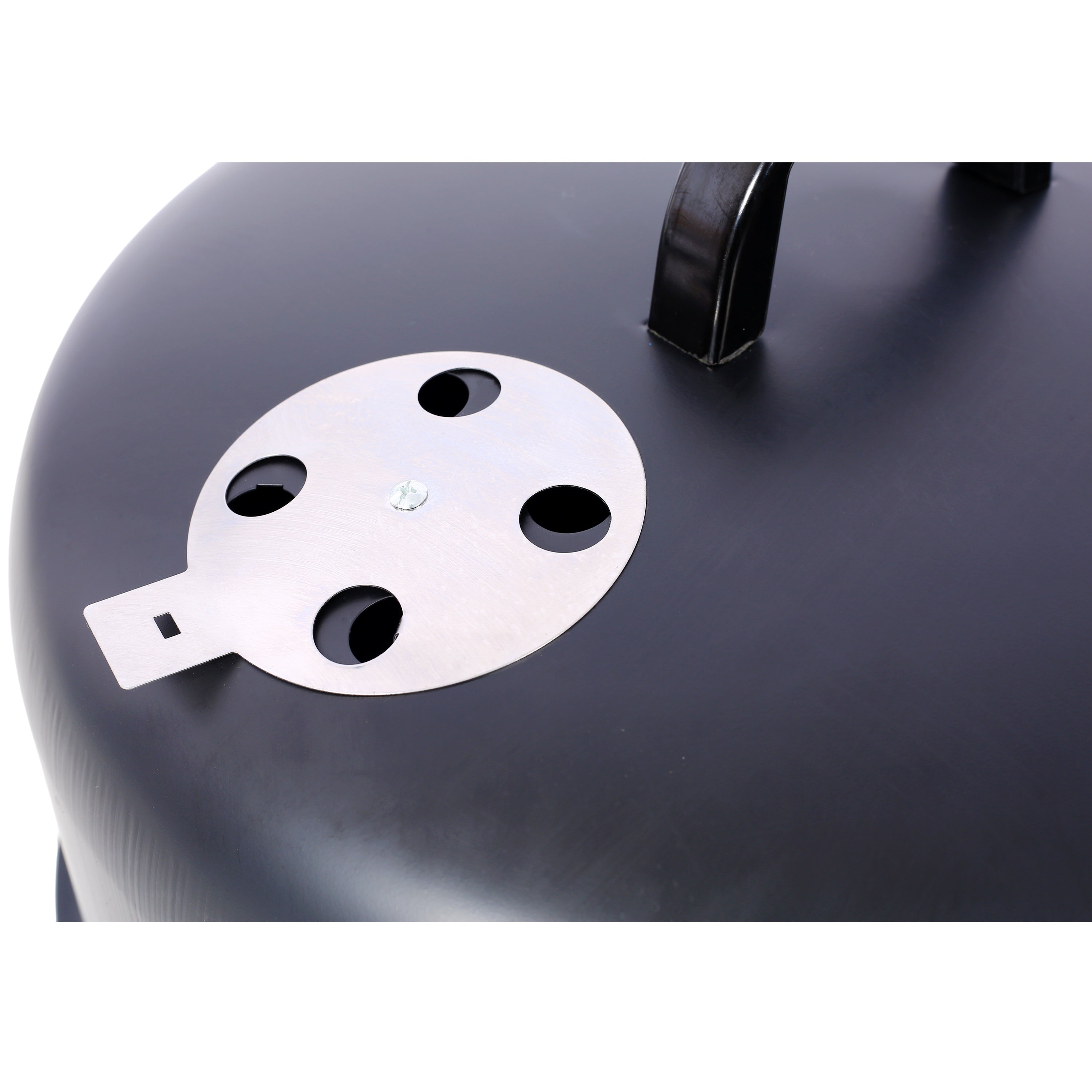 17-Inch Heavy Duty Steel Charcoal Smoker Grill – Black
