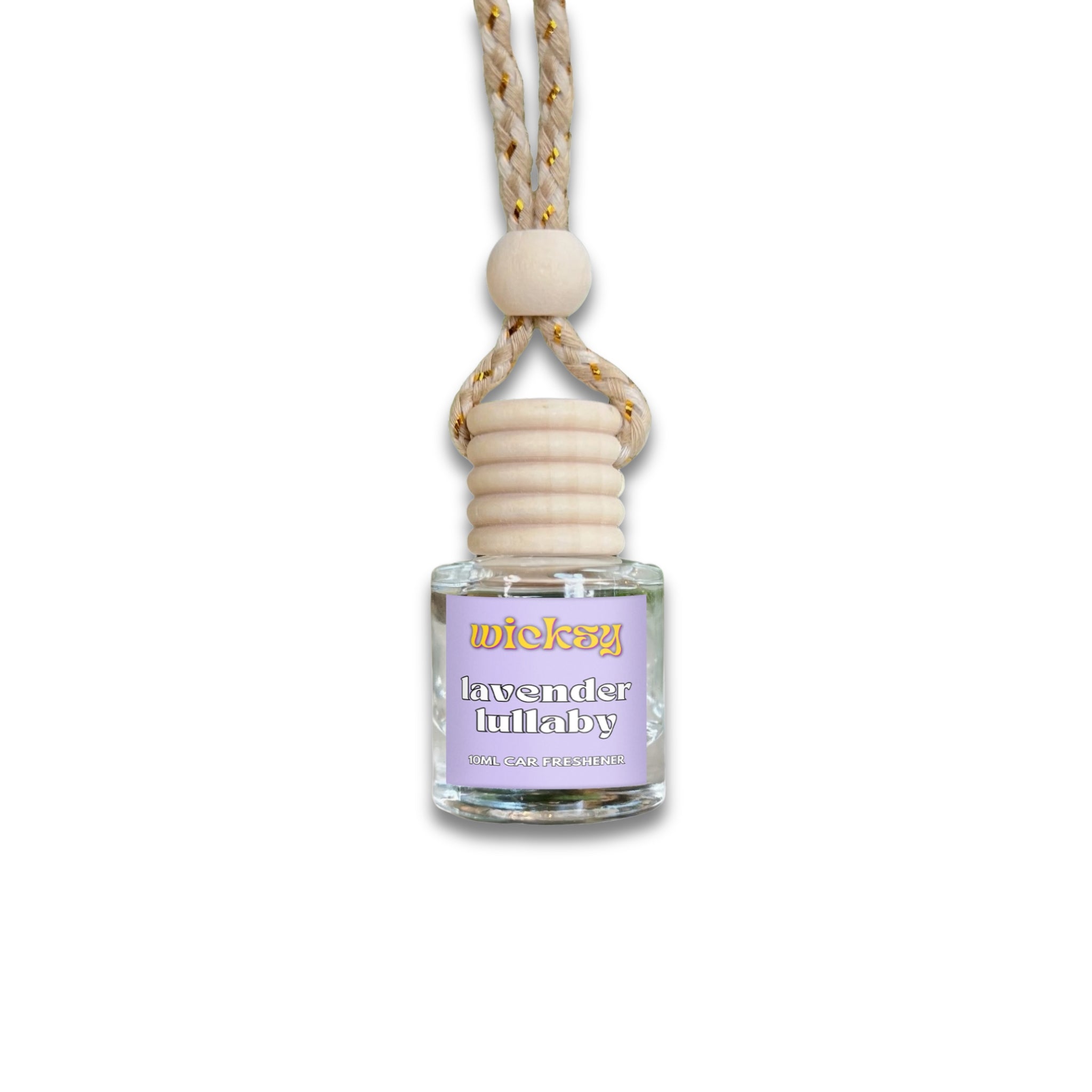 Wicksy 10ml Car Freshener | 60+ Scents | Refillable, Plant-Based, 3–4 Week Fragrance
