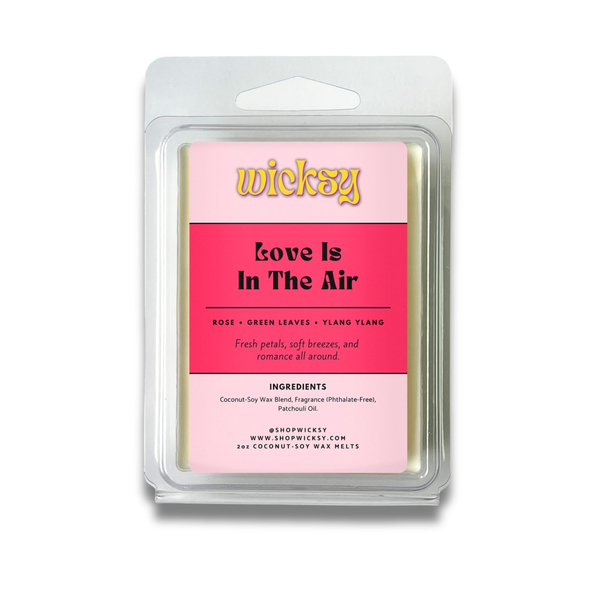 Wicksy 2oz Wax Melts | 60+ Scents | Flame-Free Coconut-Soy, Clean Fragrance