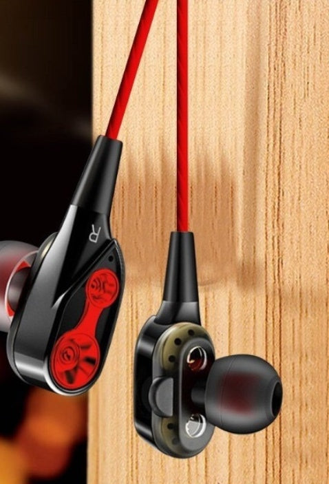 Wired In-Ear Earphones for iPhone | Moving Coil Dynamic Earbuds with 108dB Sensitivity
