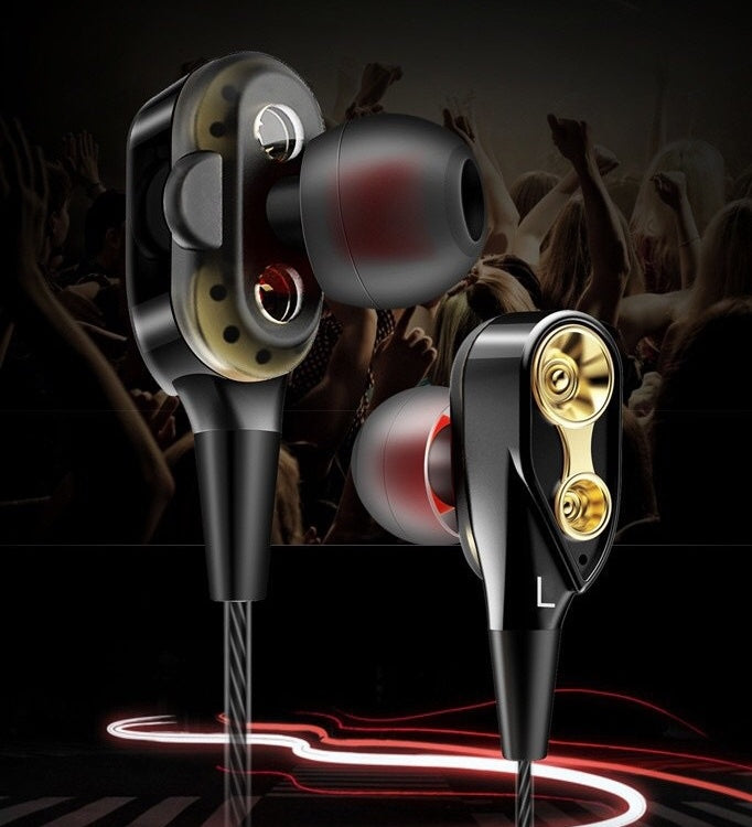 Wired In-Ear Earphones for iPhone | Moving Coil Dynamic Earbuds with 108dB Sensitivity