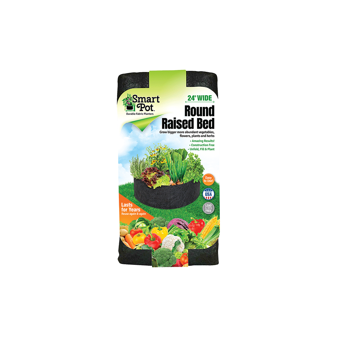 Smart Pot Round Raised Bed | Fabric Raised Garden Bed | 24", 36" & 50"