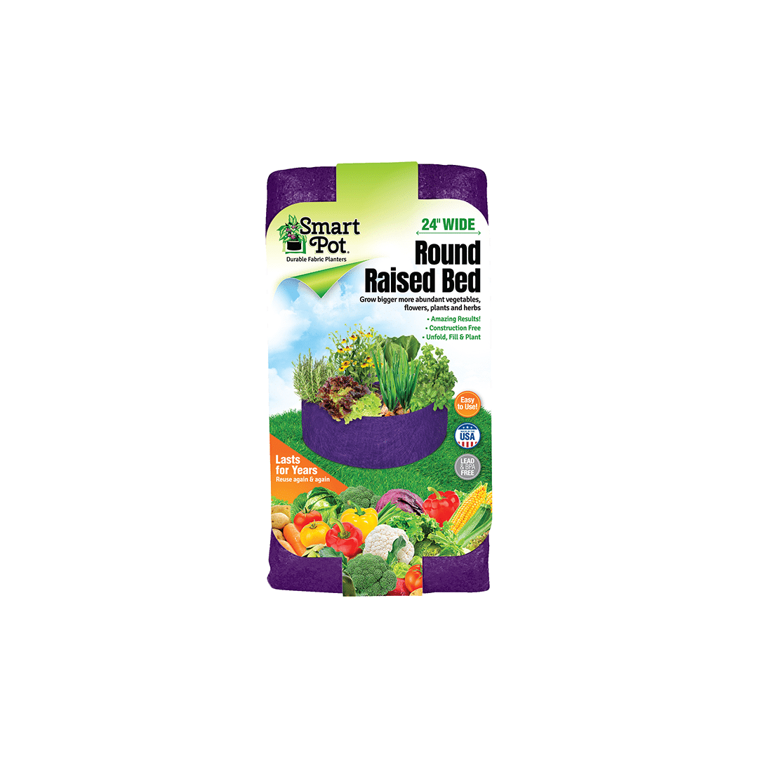 Smart Pot Round Raised Bed | Fabric Raised Garden Bed | 24", 36" & 50"