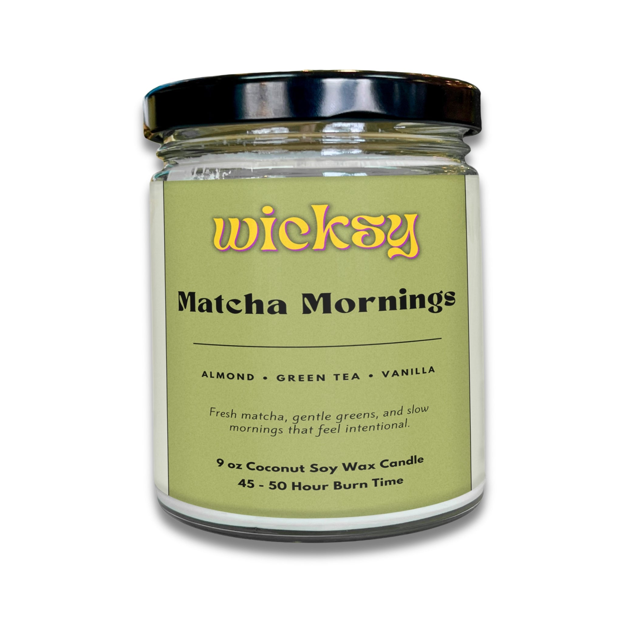 Wicksy 9oz Single Wick Candle | Spotify Playlist + Wildflower Seed Kit Included