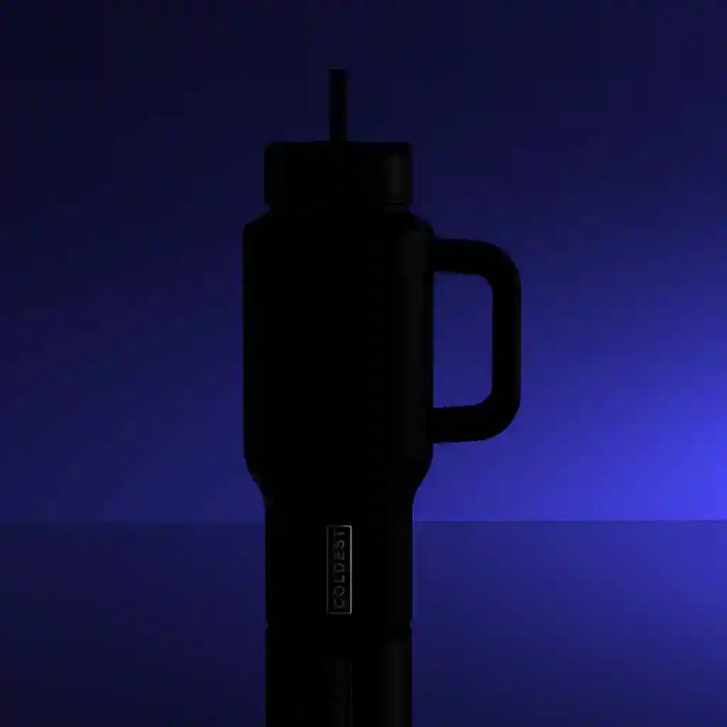 COLDEST 46oz Limitless™ Water Bottle — 36+ Hour Cold, 3 Lids, Cupholder Friendly