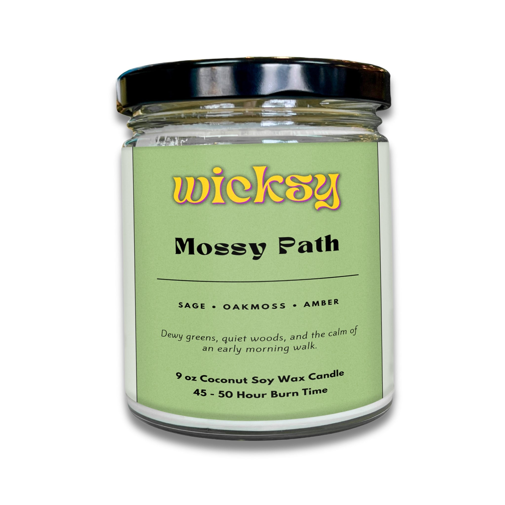 Wicksy 9oz Single Wick Candle | Spotify Playlist + Wildflower Seed Kit Included