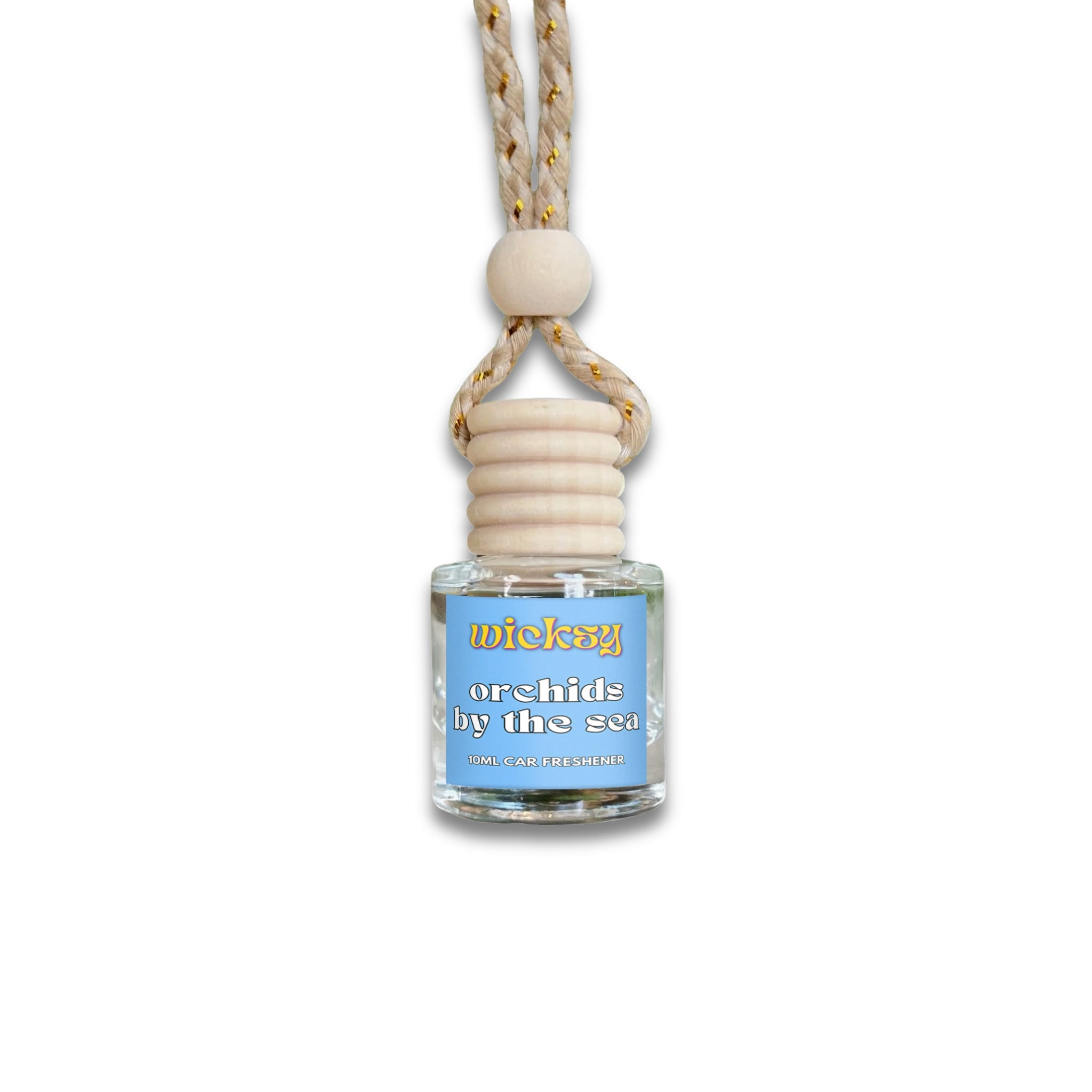 Wicksy 10ml Car Freshener | 60+ Scents | Refillable, Plant-Based, 3–4 Week Fragrance