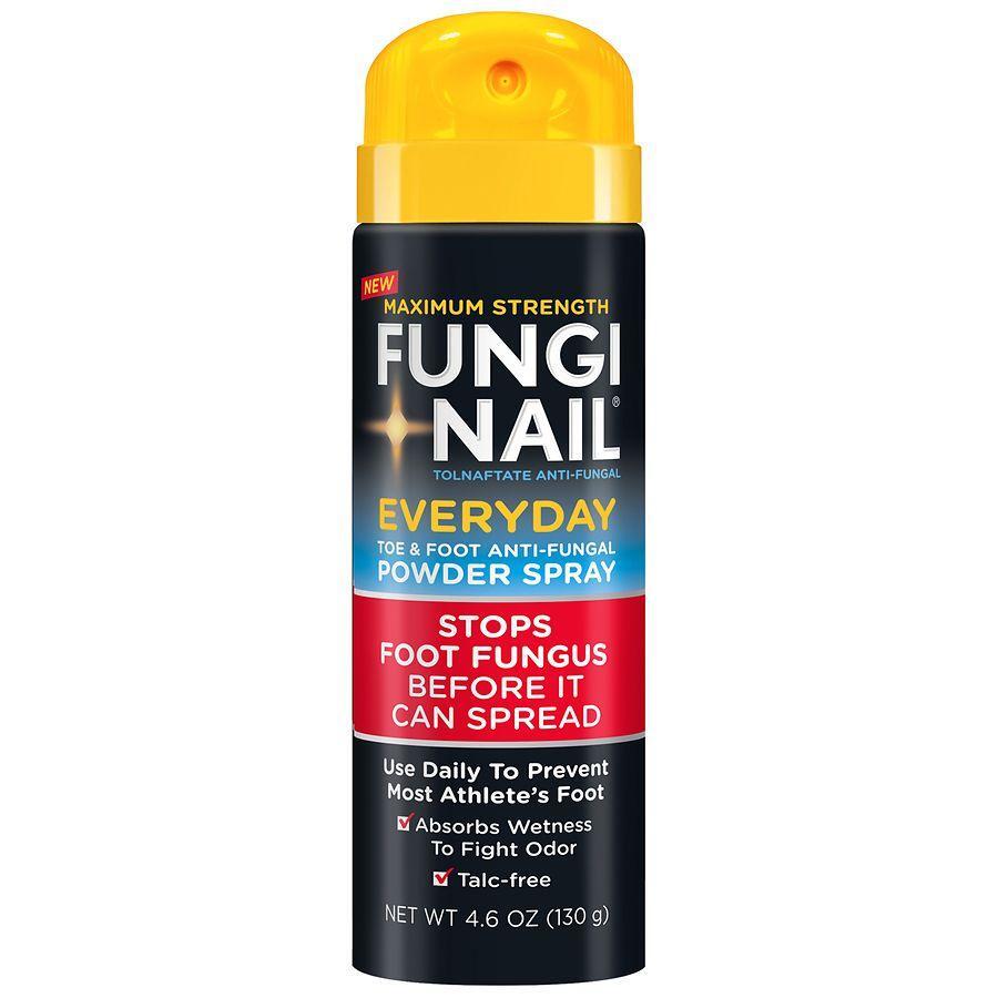 Fungi-Nail Antifungal Powder Spray | 1% Tolnaftate | Athlete's Foot & Odor Control | 4.6 oz