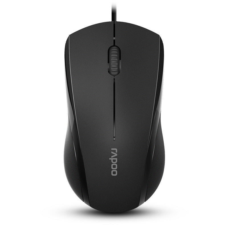 Ergonomic Wired USB Optical Mouse | 1000 DPI Desktop Mouse for Office & Home