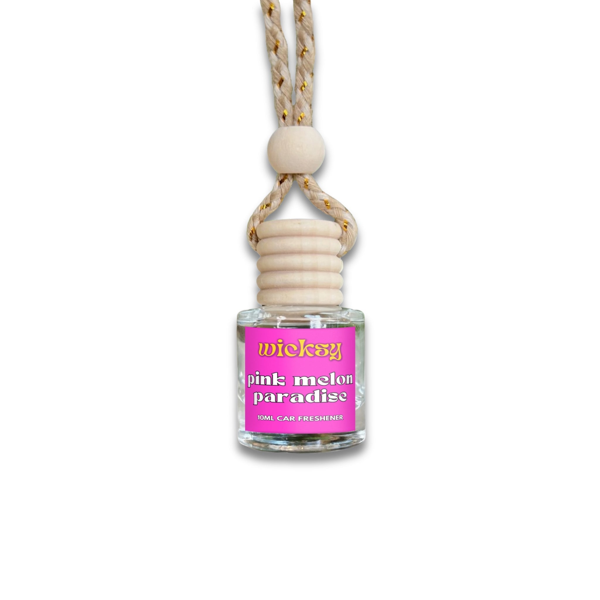 Wicksy 10ml Car Freshener | 60+ Scents | Refillable, Plant-Based, 3–4 Week Fragrance