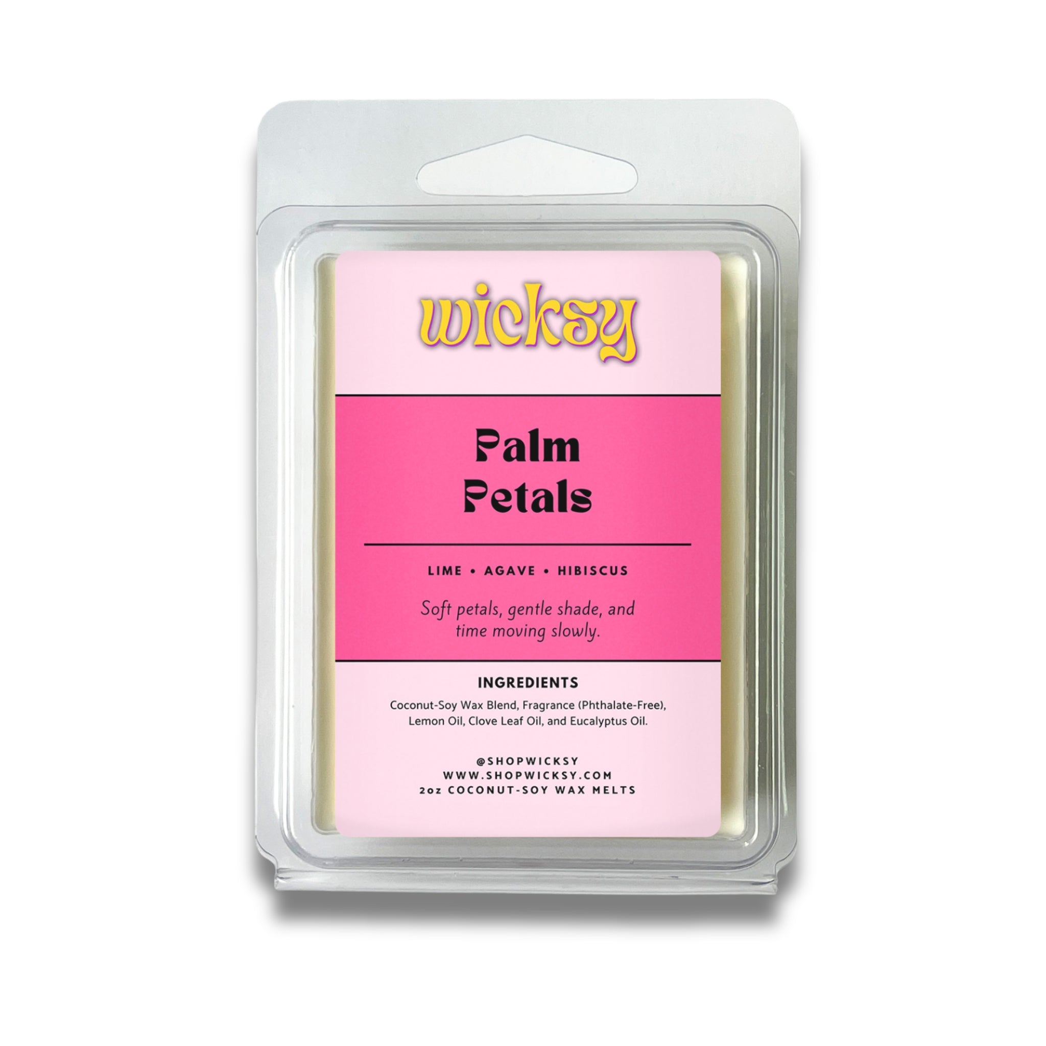 Wicksy 2oz Wax Melts | 60+ Scents | Flame-Free Coconut-Soy, Clean Fragrance