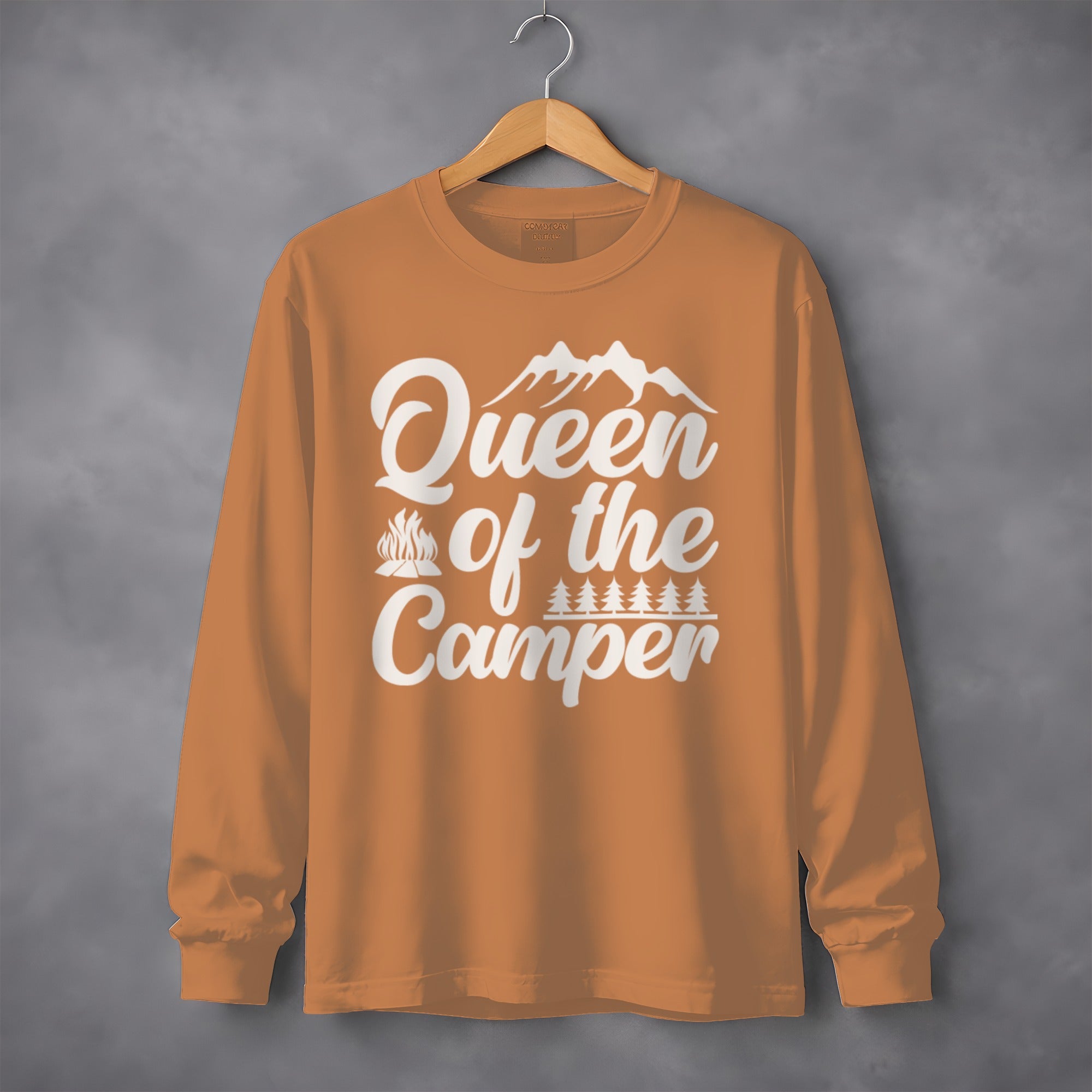 Queen of the Camper Funny Camping Long Sleeve T-Shirt