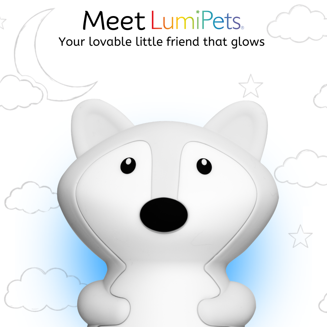LumiPet Fiona the Fox Night Light – 9 Colors, USB Rechargeable | BPA-Free Silicone