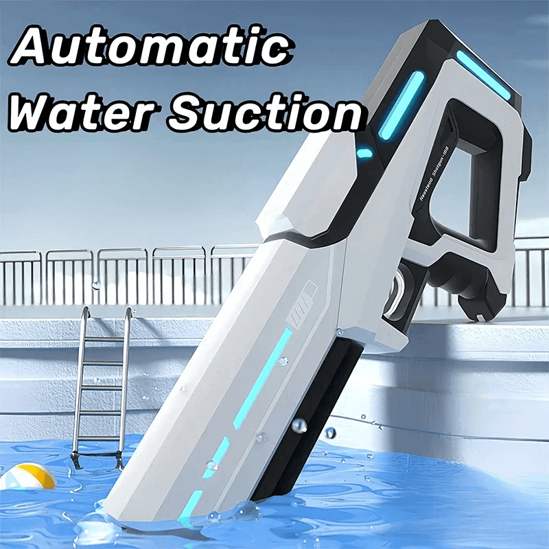 Electric Rechargeable Water Gun – High-Pressure Auto-Suction Blaster for Kids & Adults