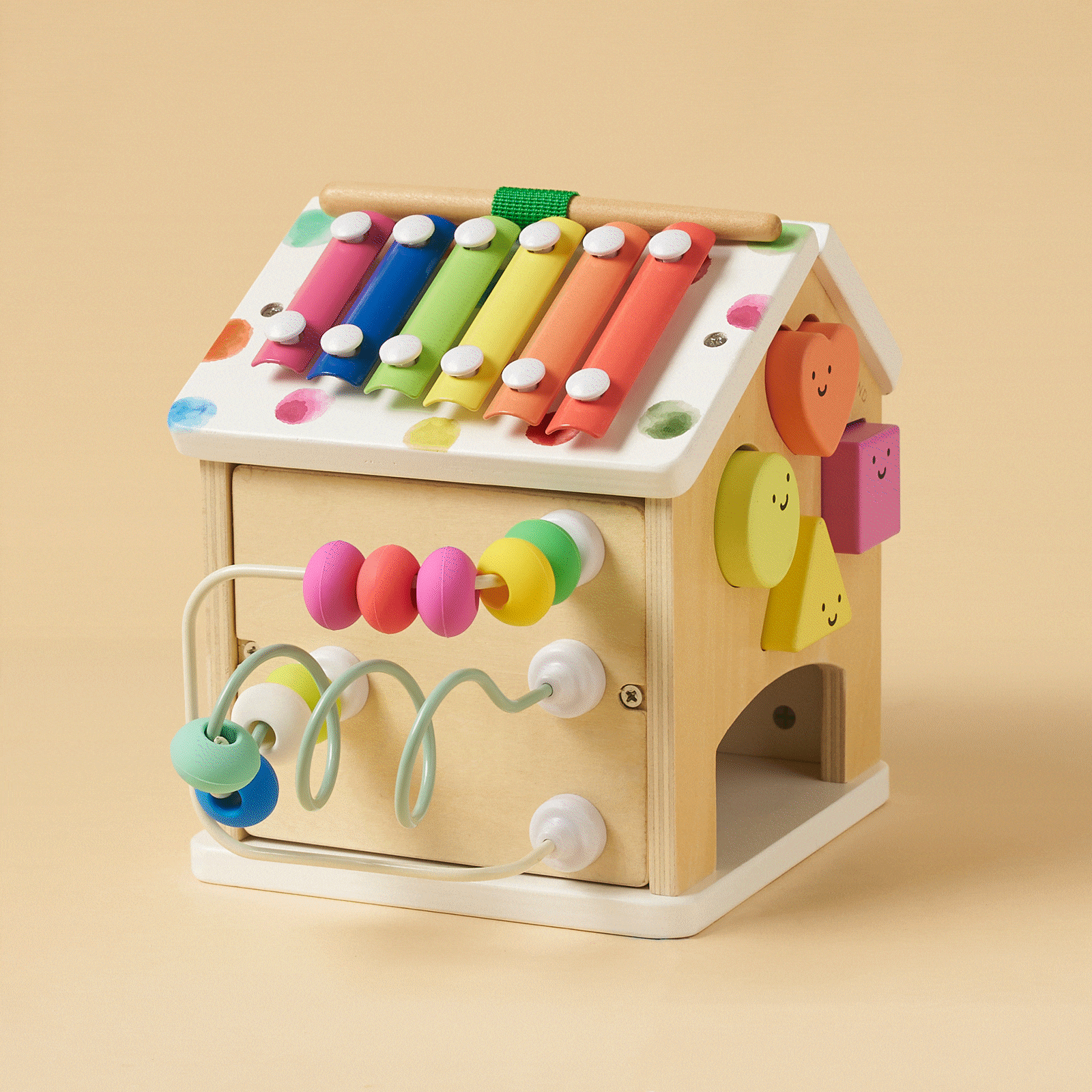 Montessori Activity Cube for Babies & Toddlers – 6-Sided Sensory Learning Toy
