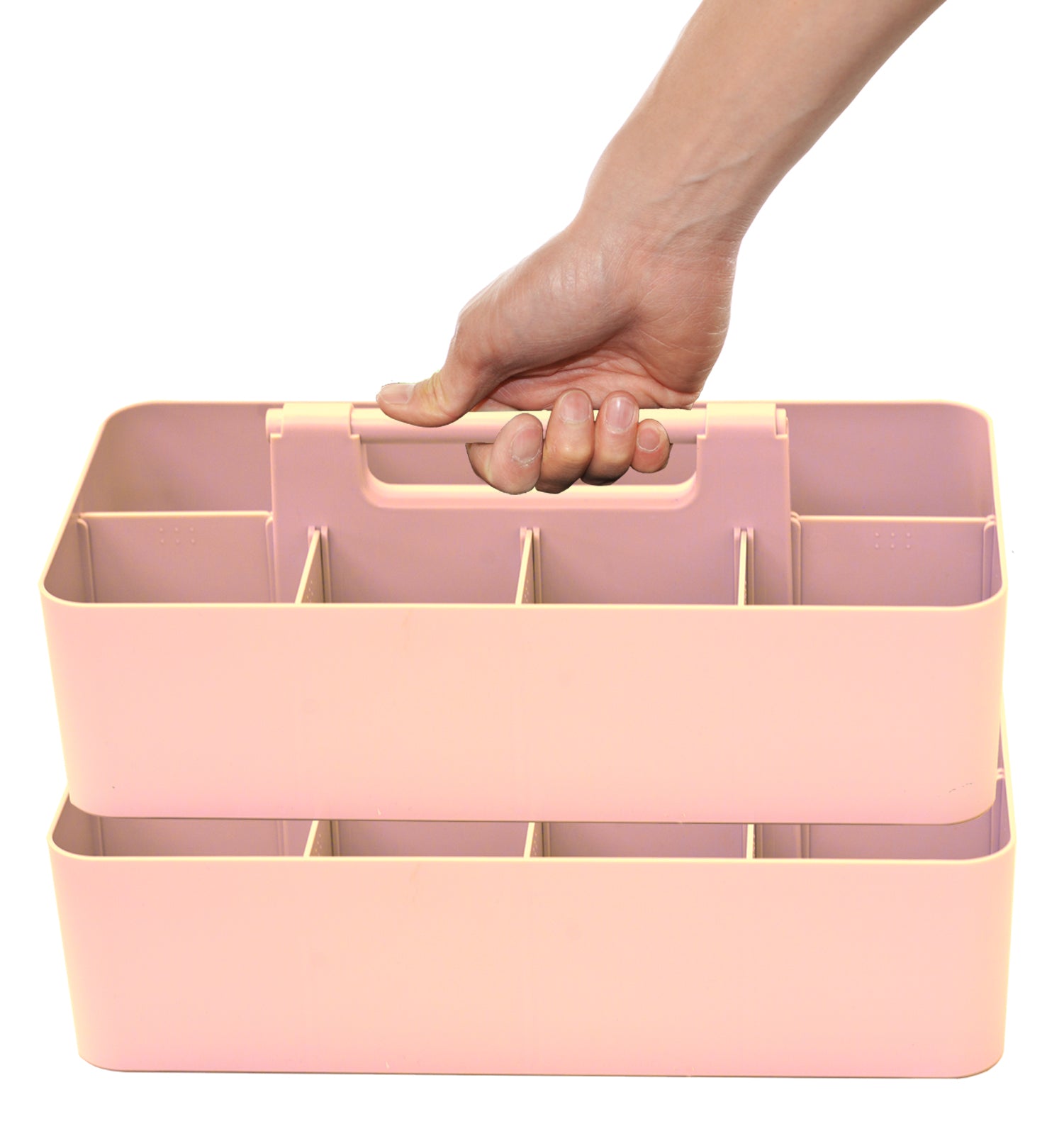 Enjoy Organizer 2-Pack – Portable Caddy with 8 Compartments & DIY Dividers, Made in USA