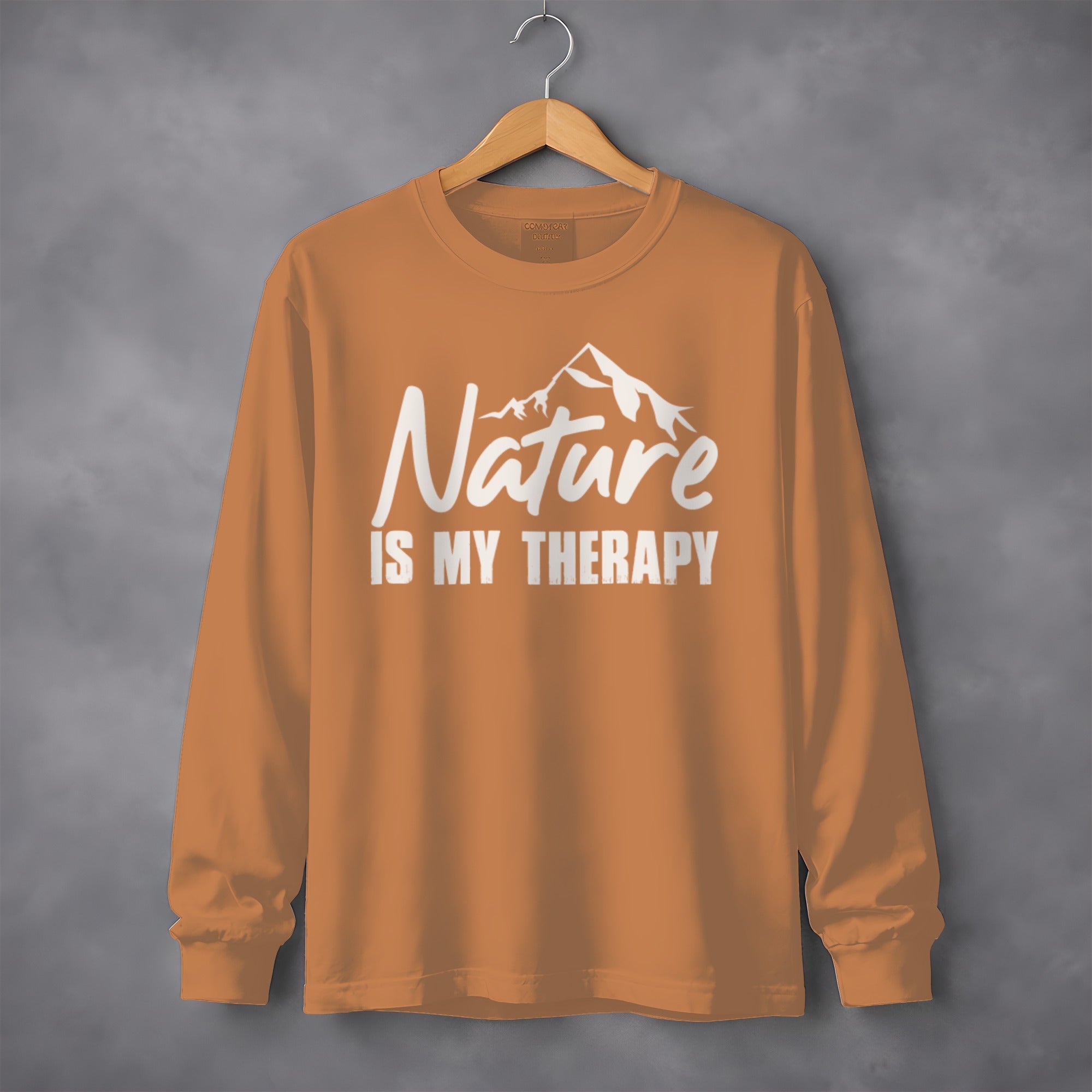 Nature Is My Therapy Mountain Graphic Sweatshirt