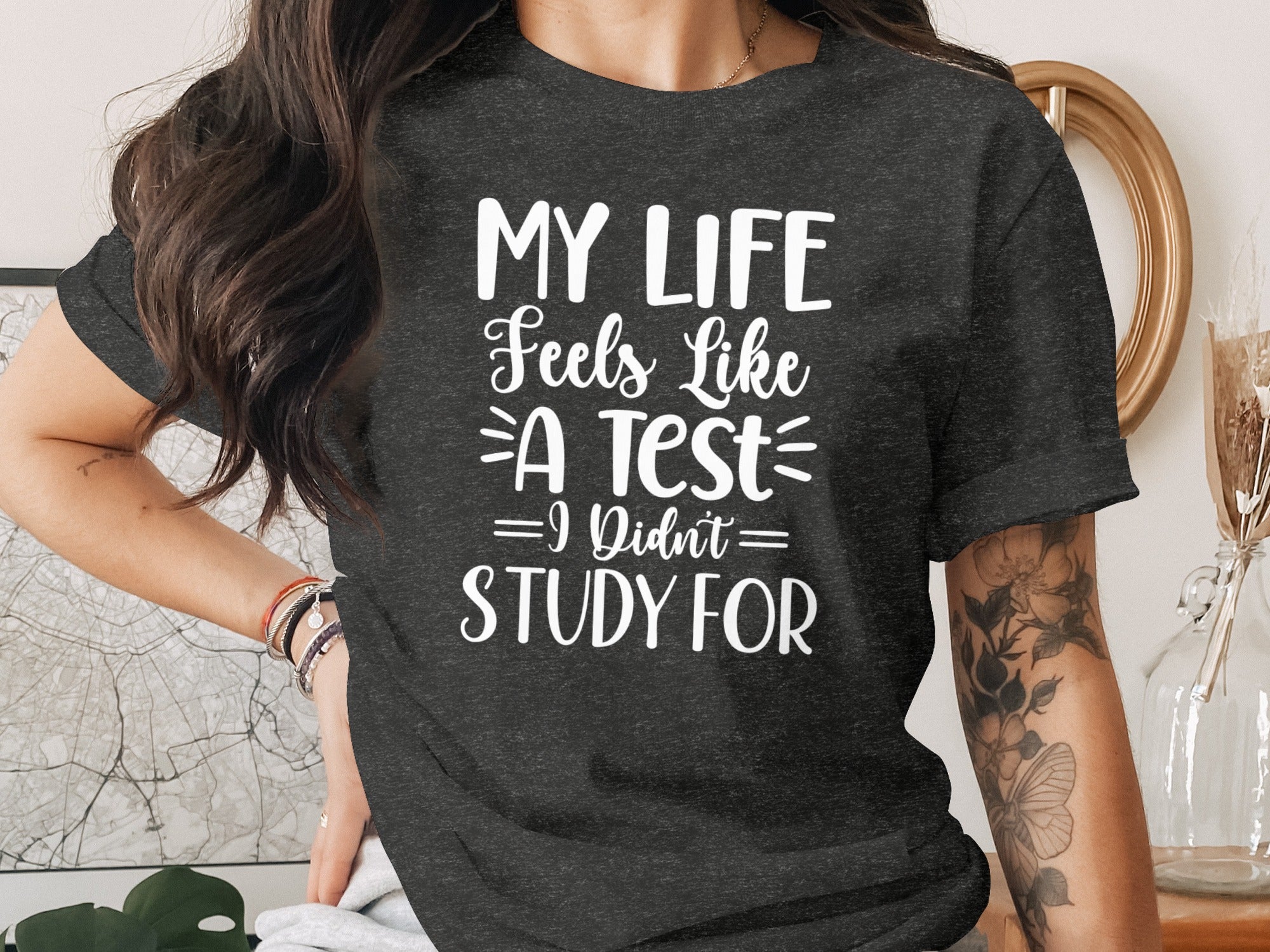 "Winging It" Funny Chaos Life Graphic T-Shirt