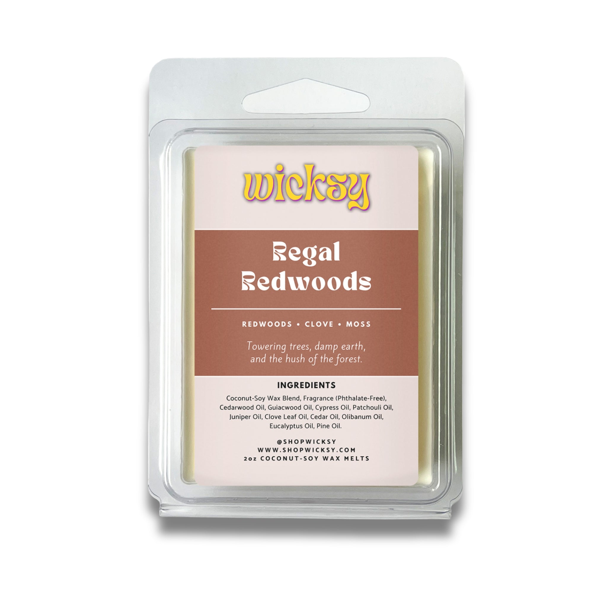 Wicksy 2oz Wax Melts | 60+ Scents | Flame-Free Coconut-Soy, Clean Fragrance