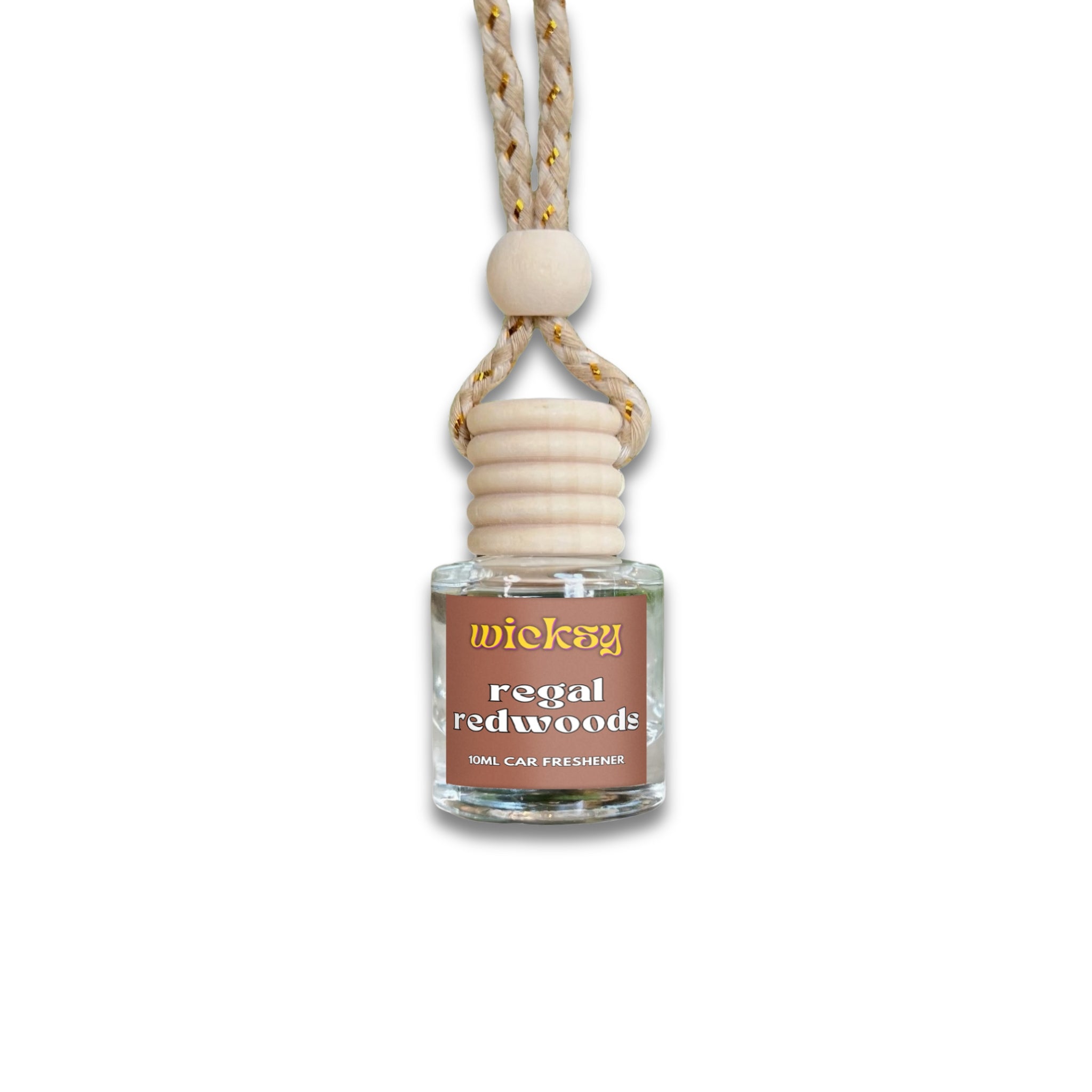 Wicksy 10ml Car Freshener | 60+ Scents | Refillable, Plant-Based, 3–4 Week Fragrance