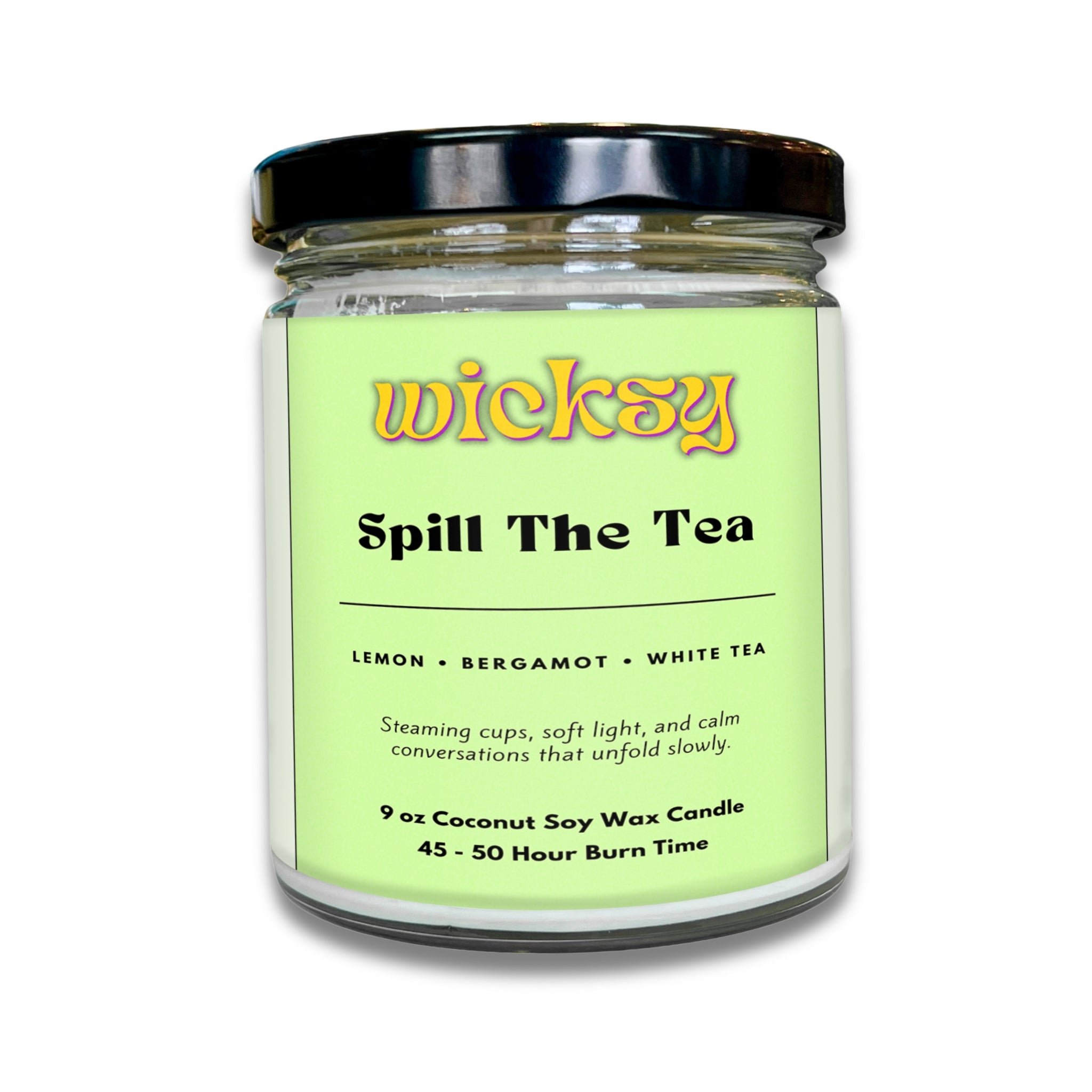 Wicksy 9oz Single Wick Candle | Spotify Playlist + Wildflower Seed Kit Included