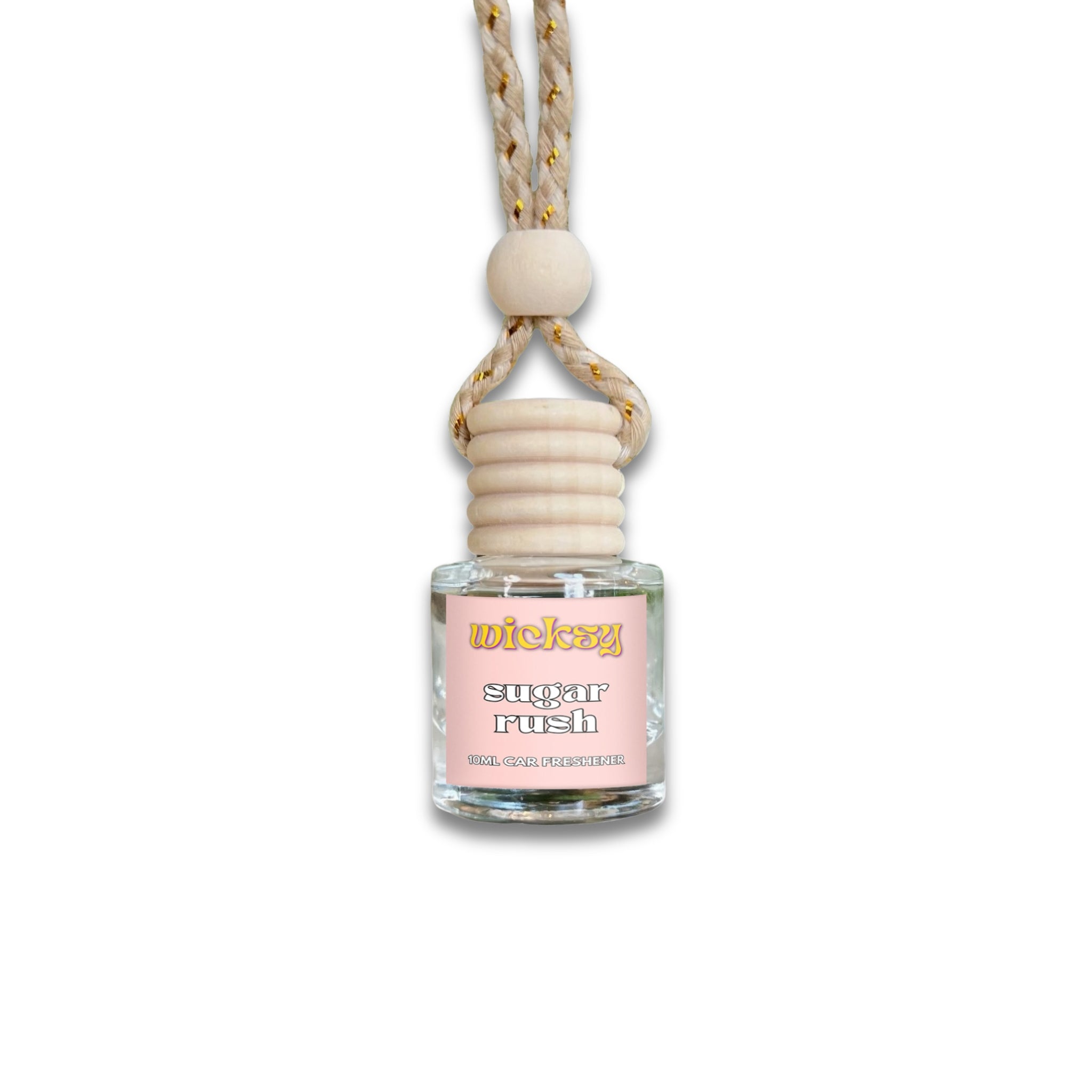 Wicksy 10ml Car Freshener | 60+ Scents | Refillable, Plant-Based, 3–4 Week Fragrance