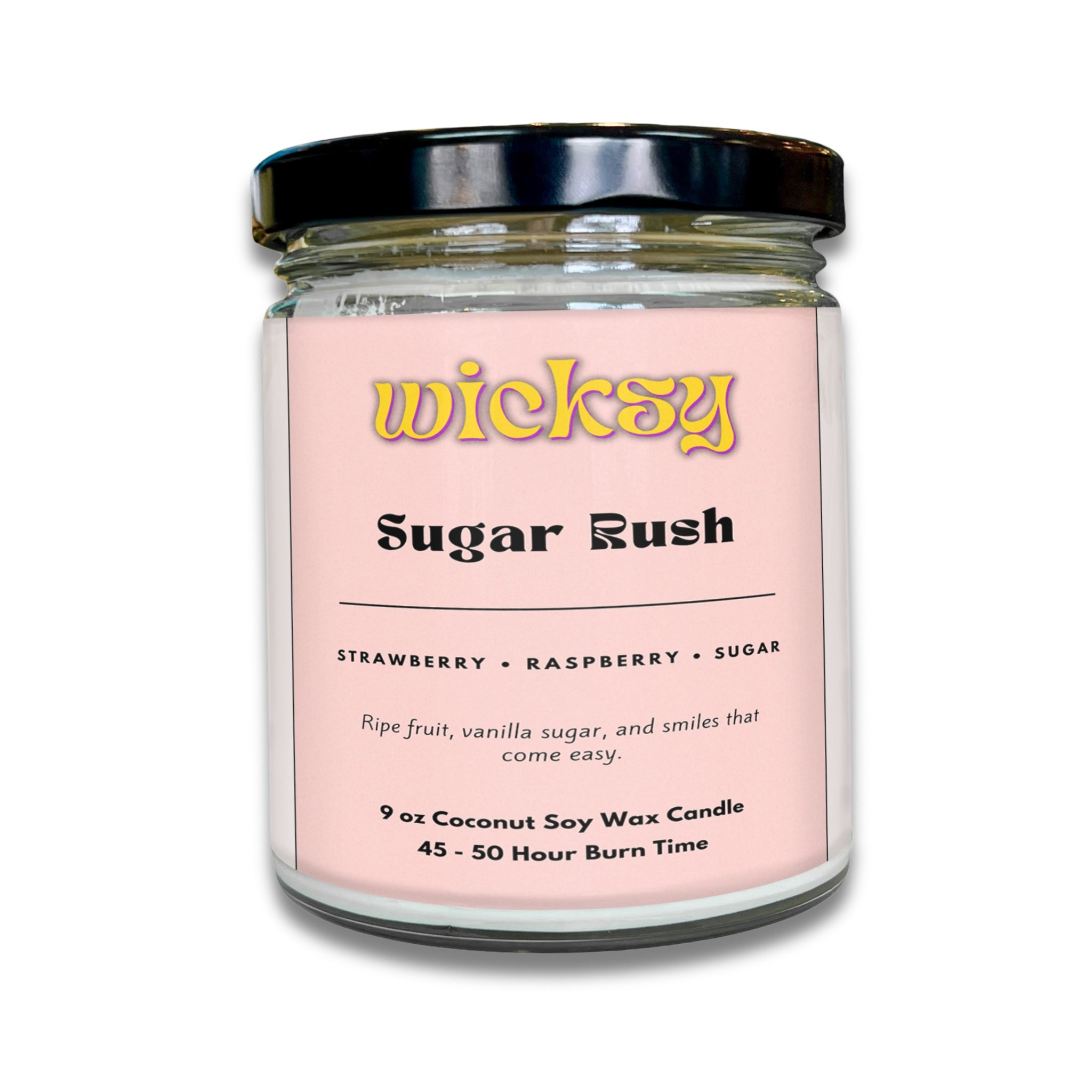 Wicksy 9oz Single Wick Candle | Spotify Playlist + Wildflower Seed Kit Included