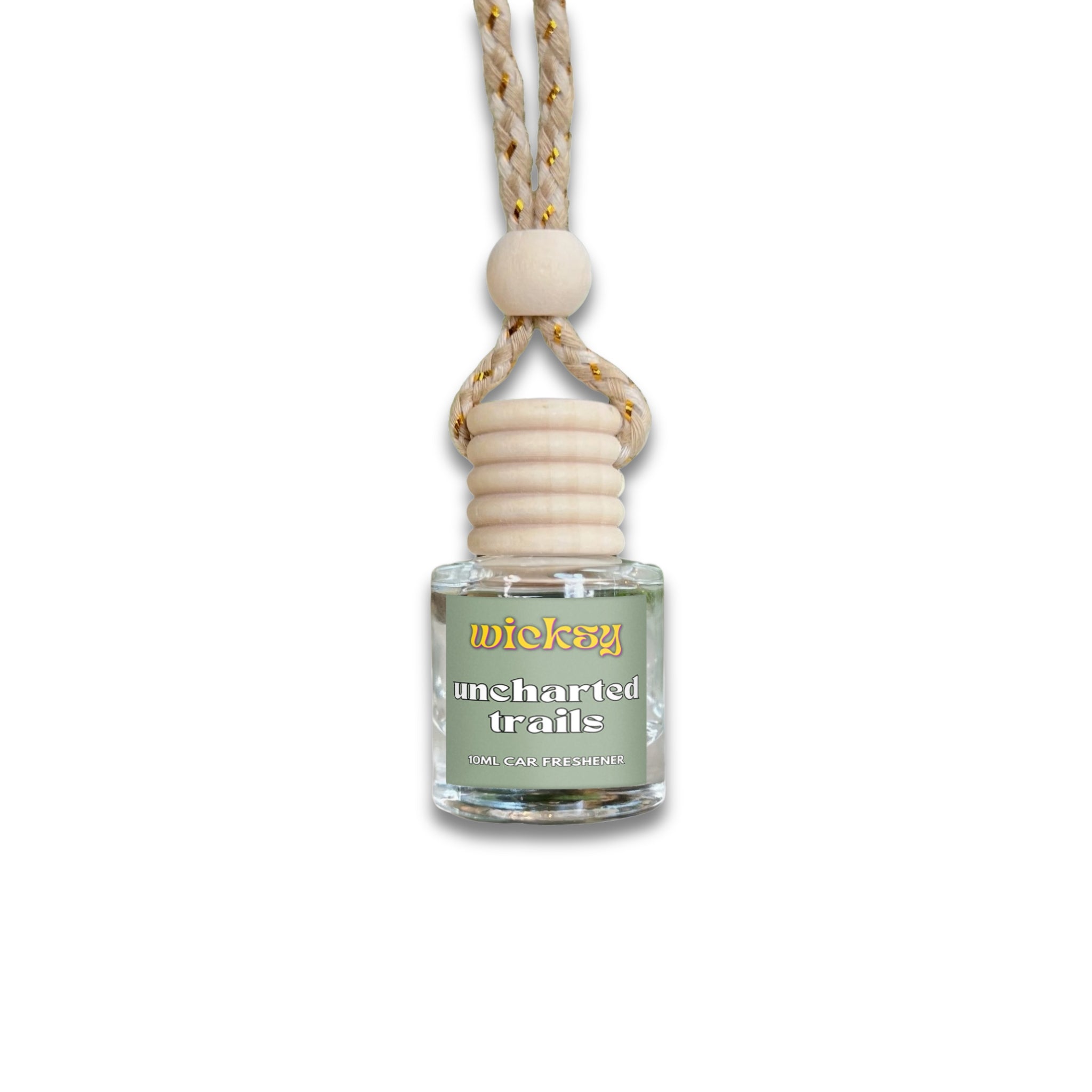 Wicksy 10ml Car Freshener | 60+ Scents | Refillable, Plant-Based, 3–4 Week Fragrance