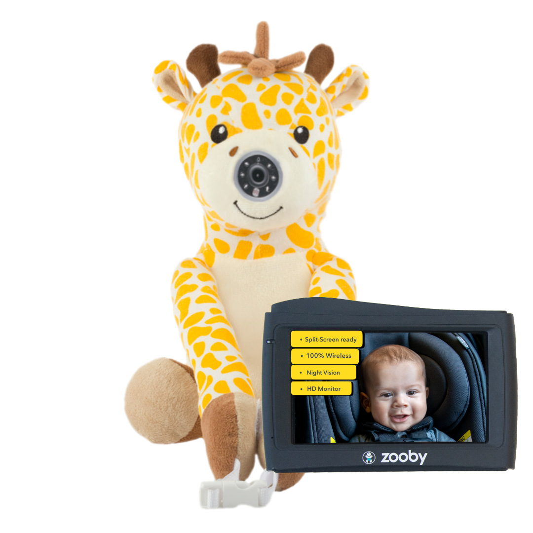 infanttech zooby® Baby Car Monitor – No WiFi Crash-Tested Camera
