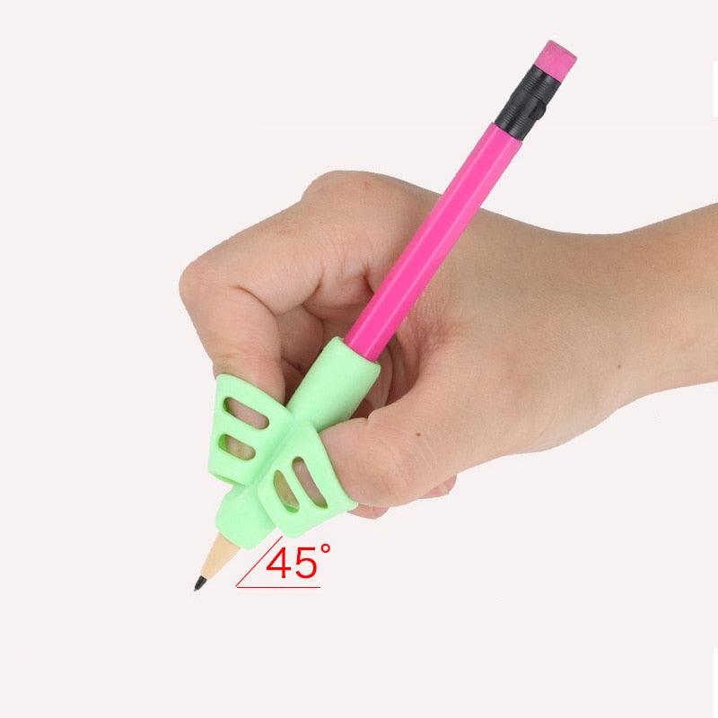 Silicone Pencil Grips for Kids | 3-Pack Writing Correction Tool for Children & Adults