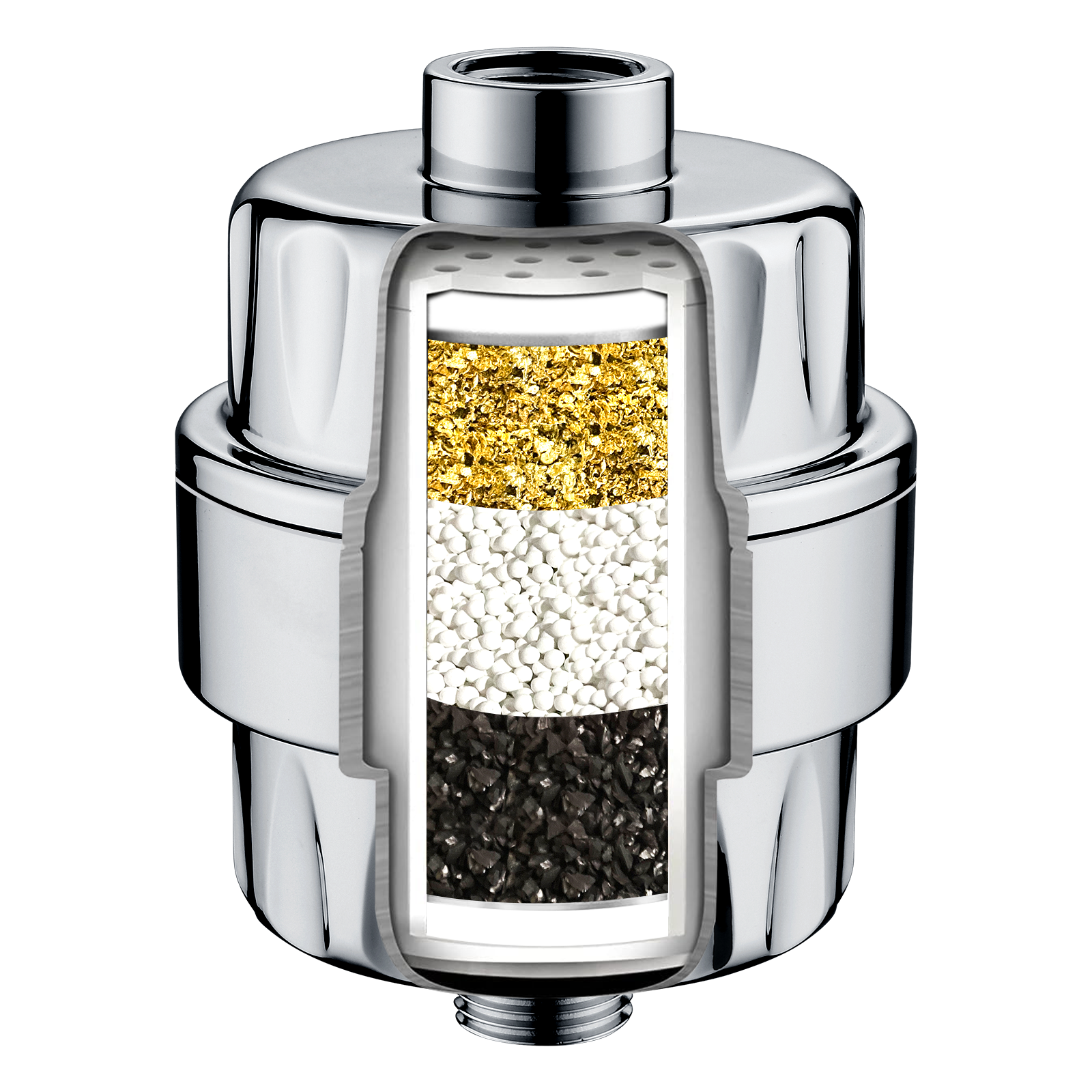 Universal Shower Head Filter | 4-in-1 Filtration | Chlorine & Heavy Metal Removal
