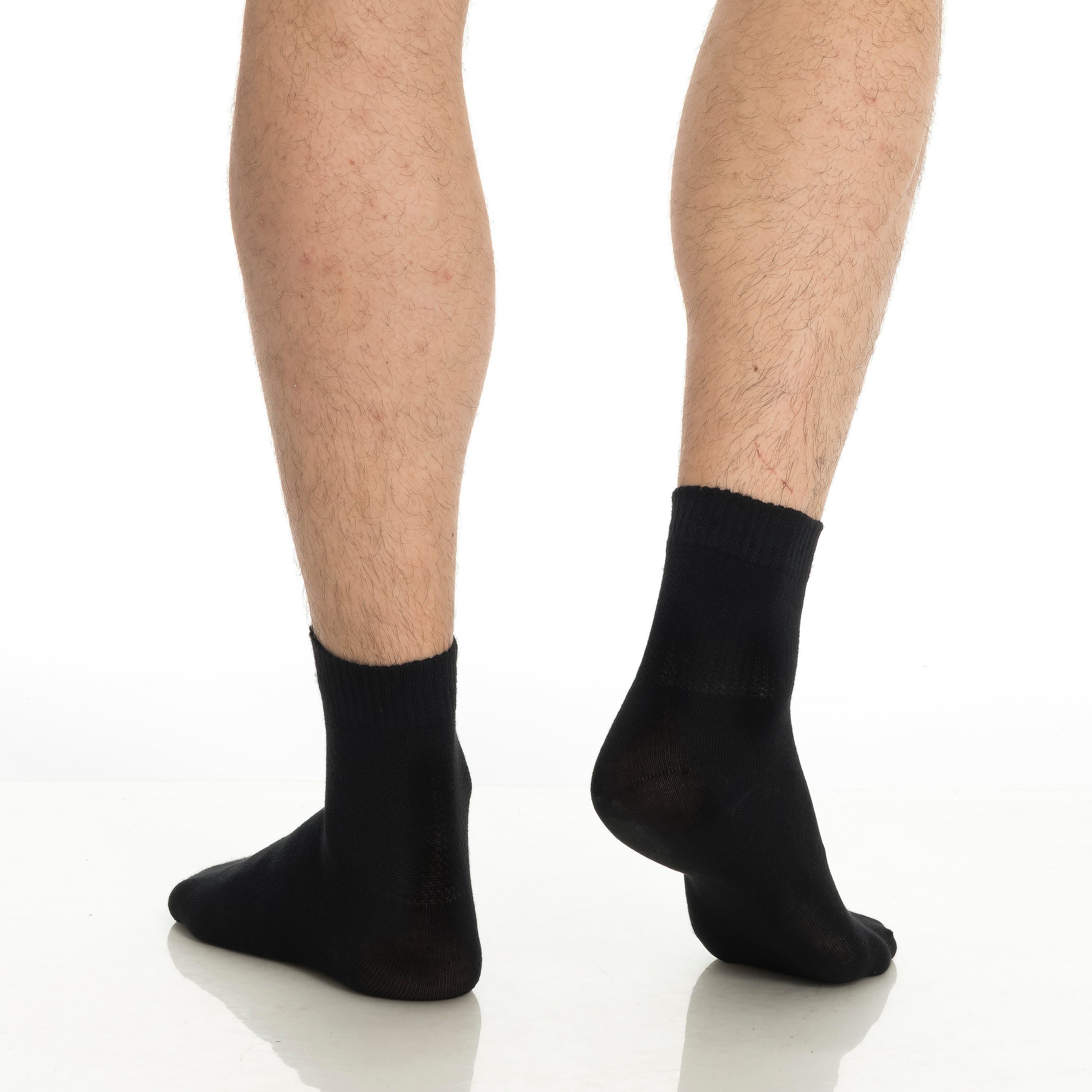 Diabetiker-Bambus-Socken für Damen & Herren, knöchelhoch, 4er-Pack