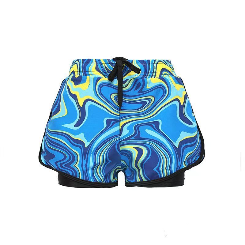Men's Polyester Swim Trunks – Brief Style, Sizes L–4XL