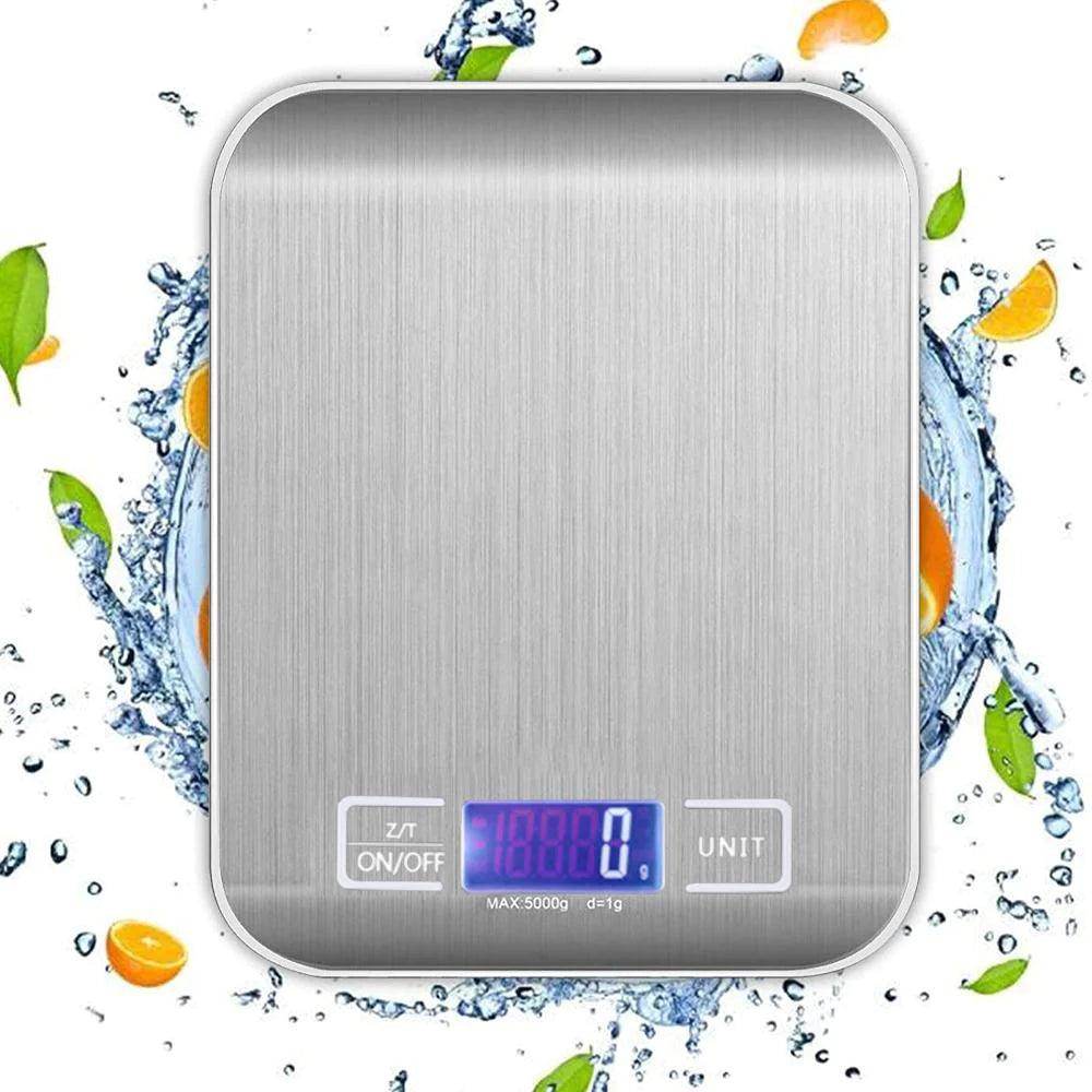 SmartFusion Digital Kitchen Scale | Stainless Steel, LCD Display, Precise Measurements