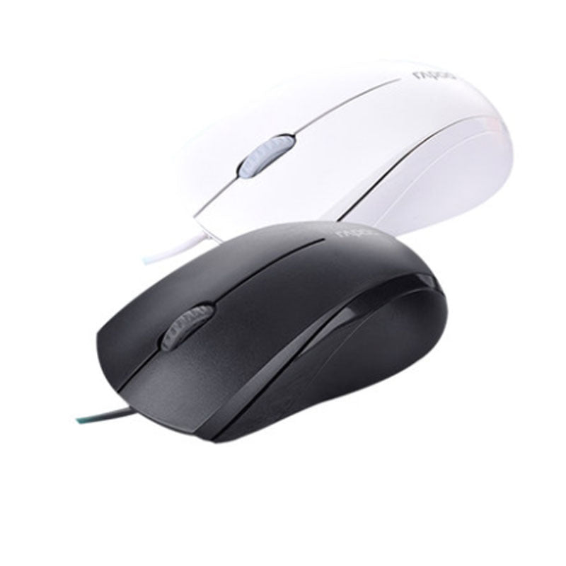 Ergonomic Wired USB Optical Mouse | 1000 DPI Desktop Mouse for Office & Home