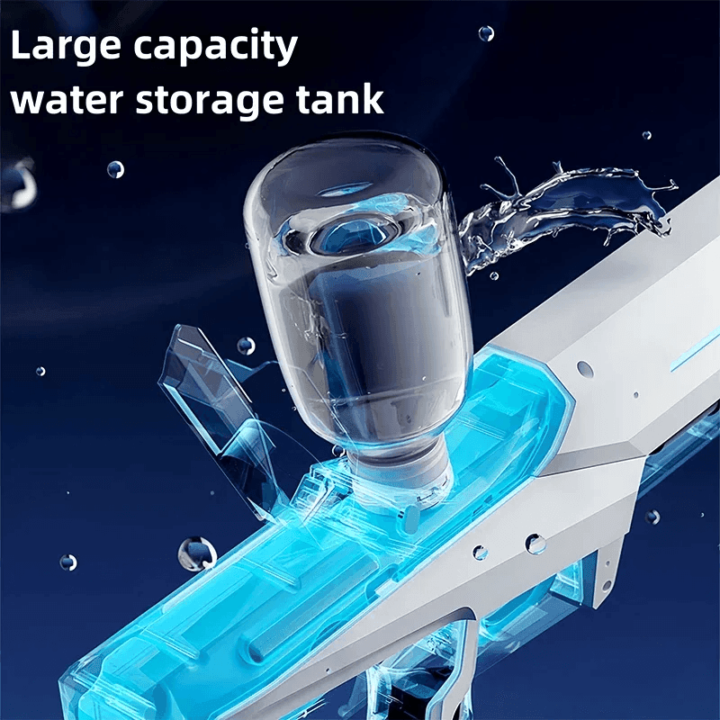Electric Rechargeable Water Gun – High-Pressure Auto-Suction Blaster for Kids & Adults