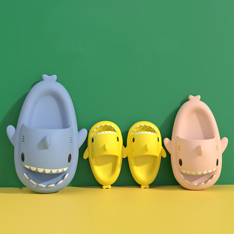 Kids Shark Slide Sandals | Lightweight Non-Slip Beach & Pool Slippers