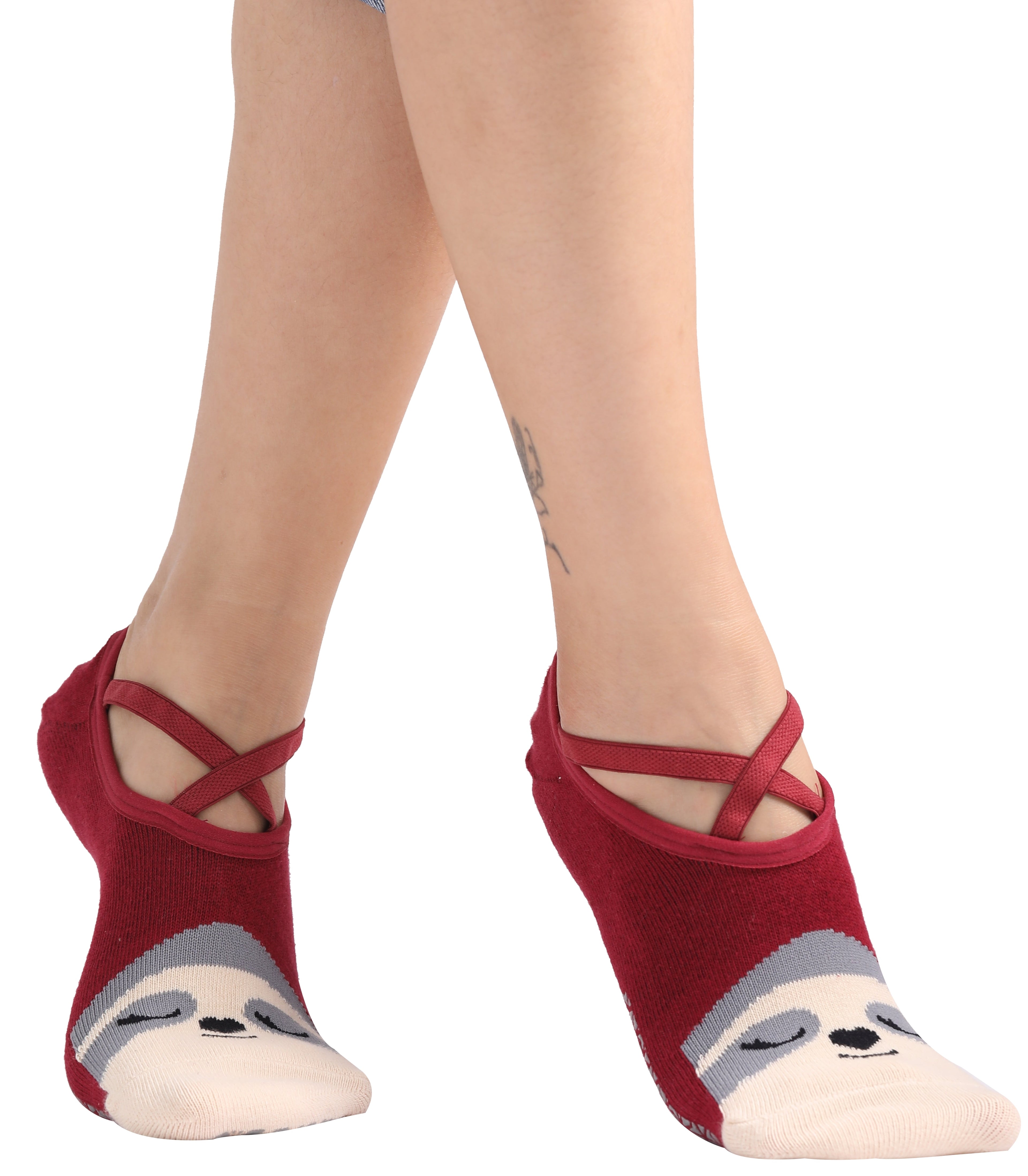 Rutschfeste Yoga- & Grip-Socken – Zehenfreies Anti-Rutsch-Design