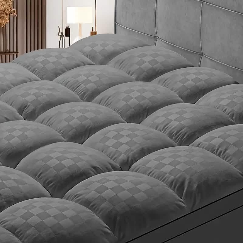 Extra Thick Mattress Topper — 1200GSM Cotton Fill, Cooling, 8–21" Deep Pockets | Twin–Cal King