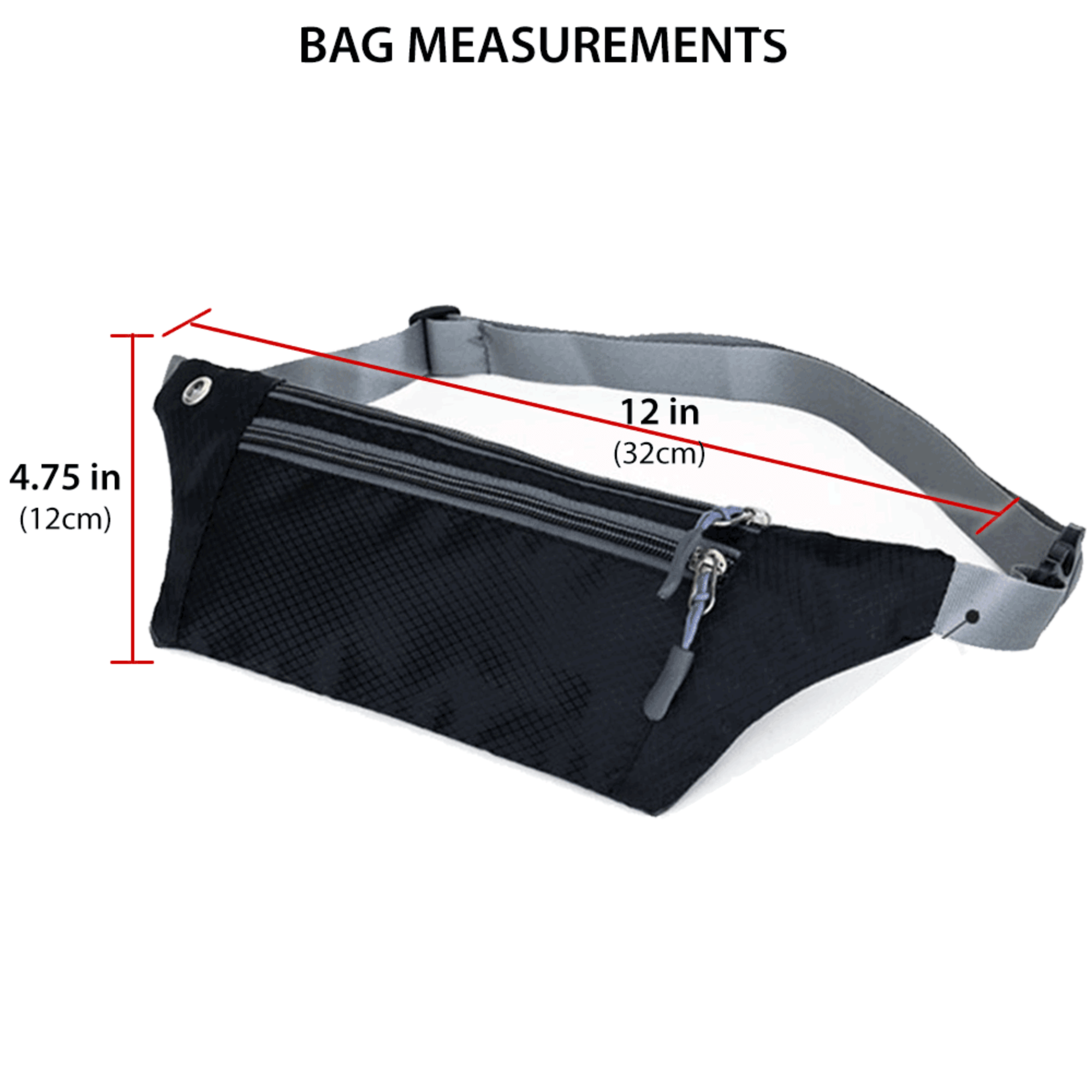 Fitness Waterproof Fanny Pack for Running & Travel