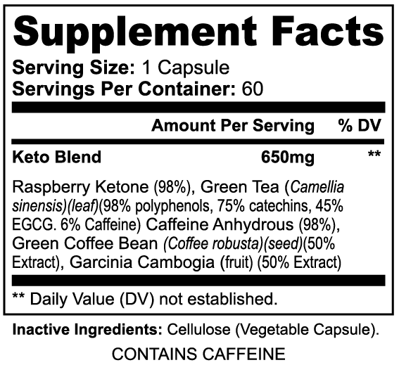 Keto-5 Advanced Ketogenic Fat-Burning Support Formula – 60 Capsules